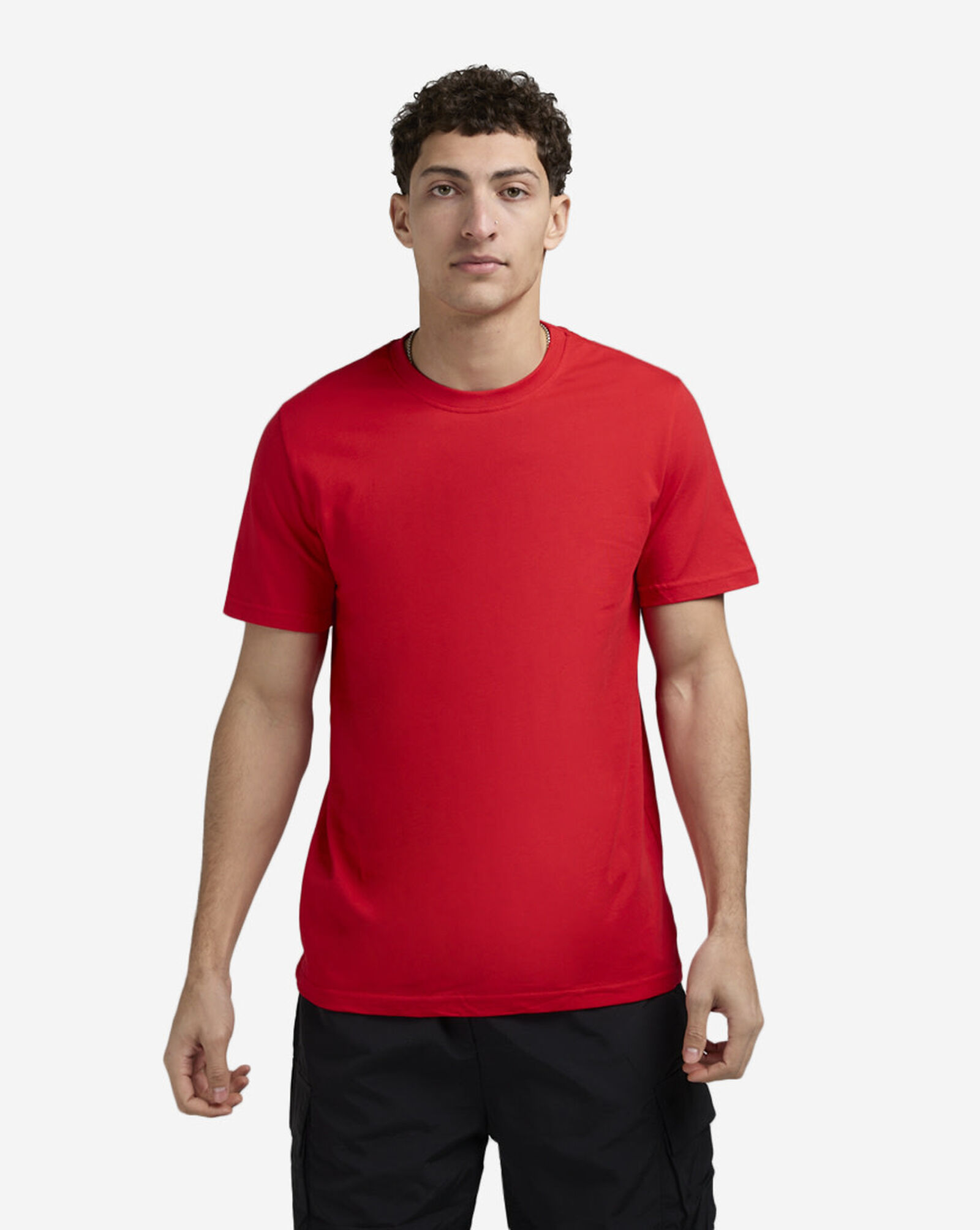 Crew Neck Tee Red