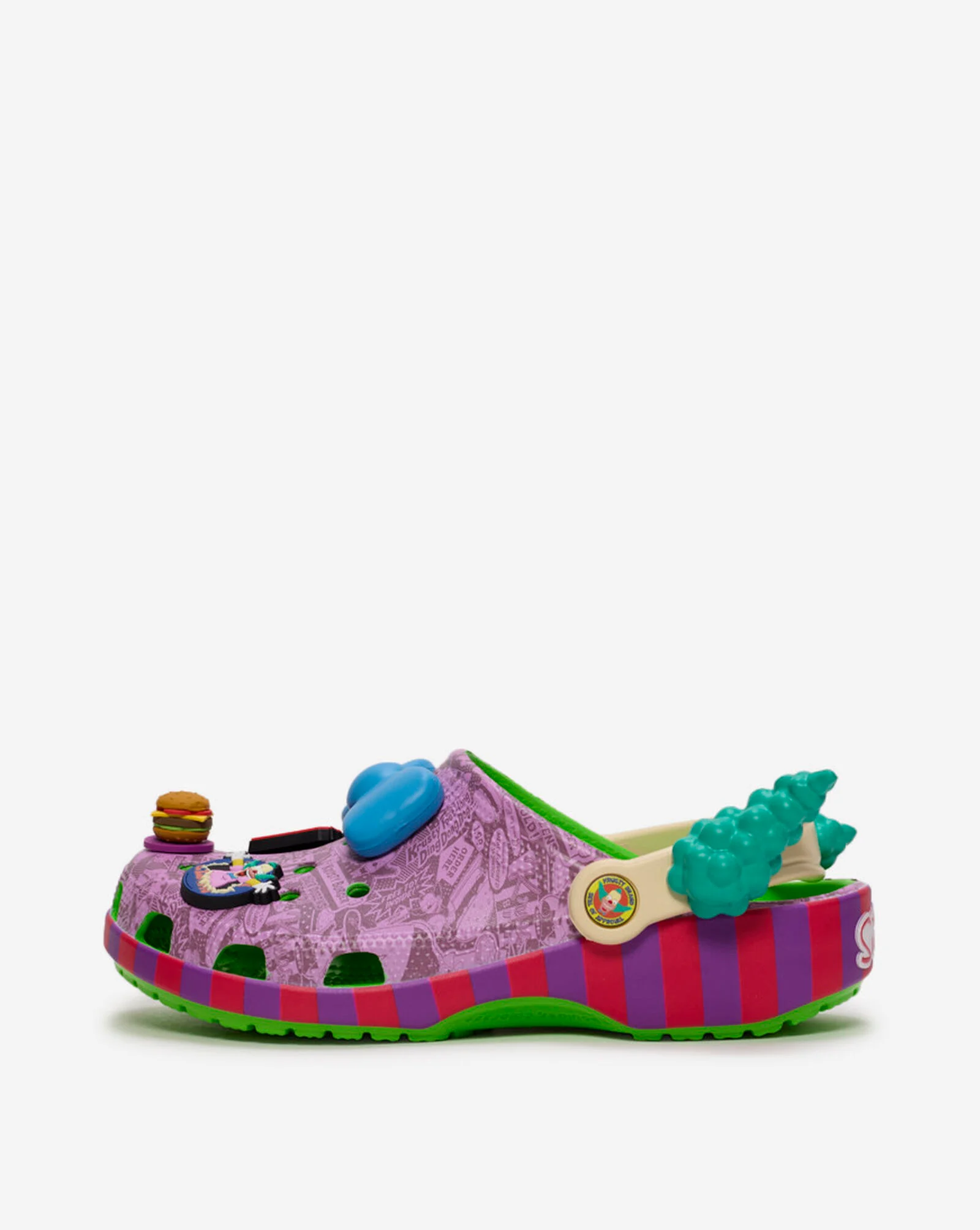 Grade School The Simpsons Krusty Classic Clog Pink | Purple