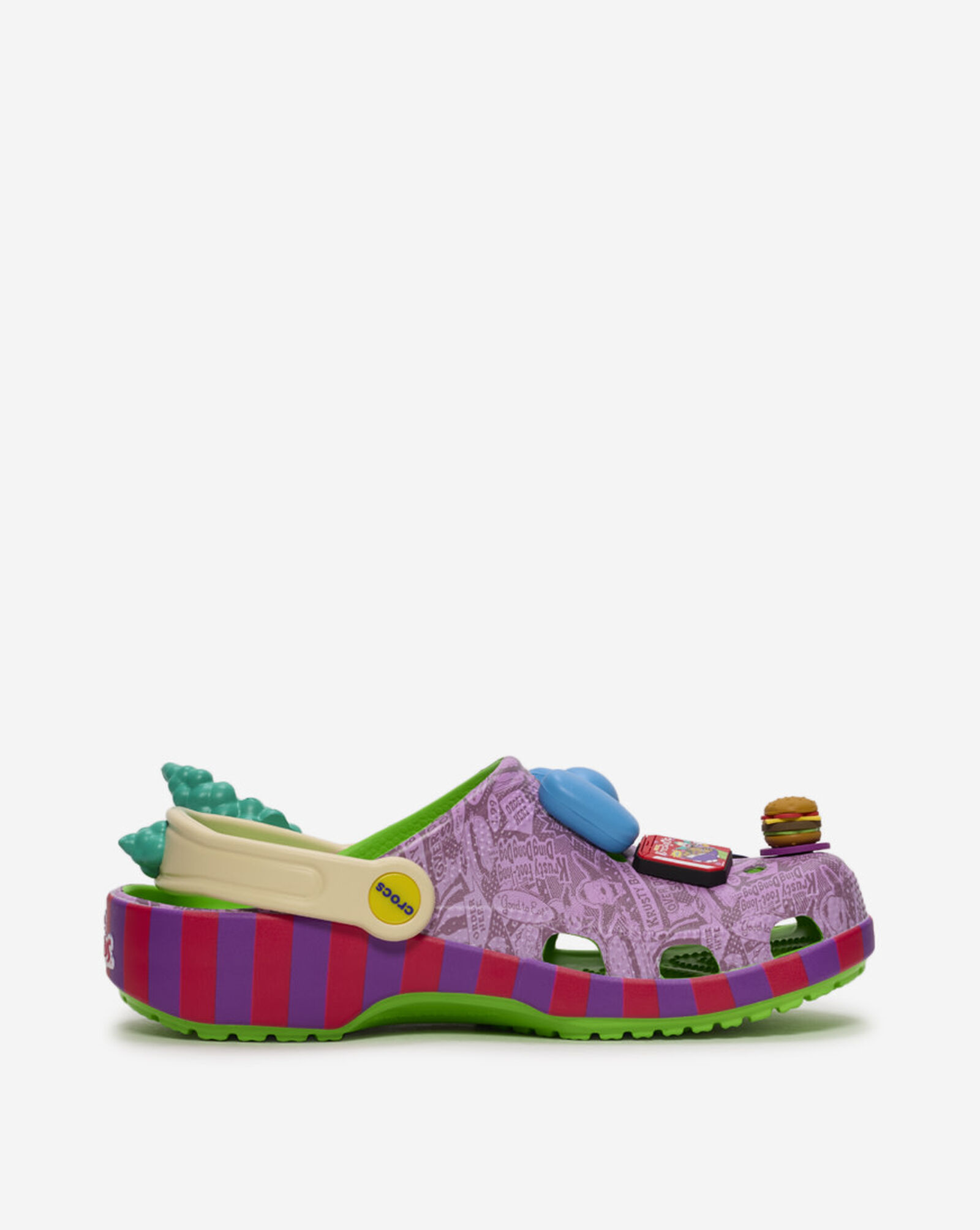 Grade School The Simpsons Krusty Classic Clog Pink | Purple 4 Grade School The Simpsons Krusty Classic Clog Pink | Purple