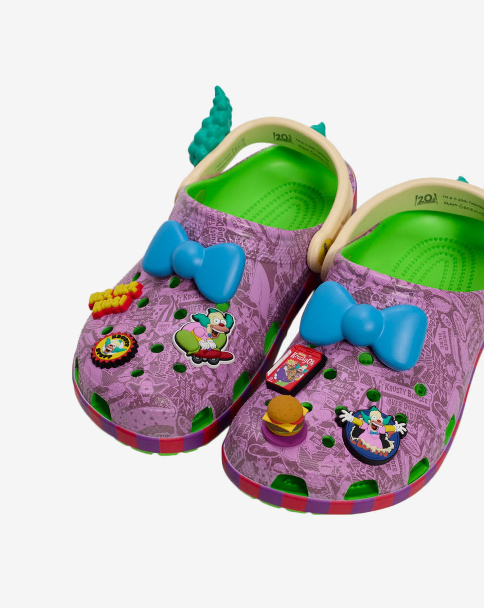 Grade School The Simpsons Krusty Classic Clog Pink | Purple 8 Grade School The Simpsons Krusty Classic Clog Pink | Purple