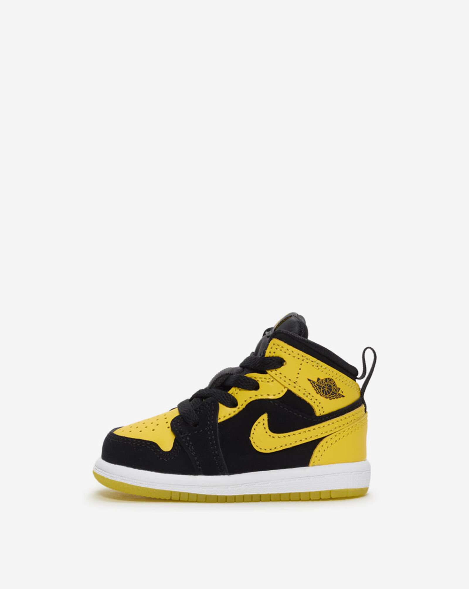 Toddler Air Jordan 1 Mid SE Black | Varsity Maize | White