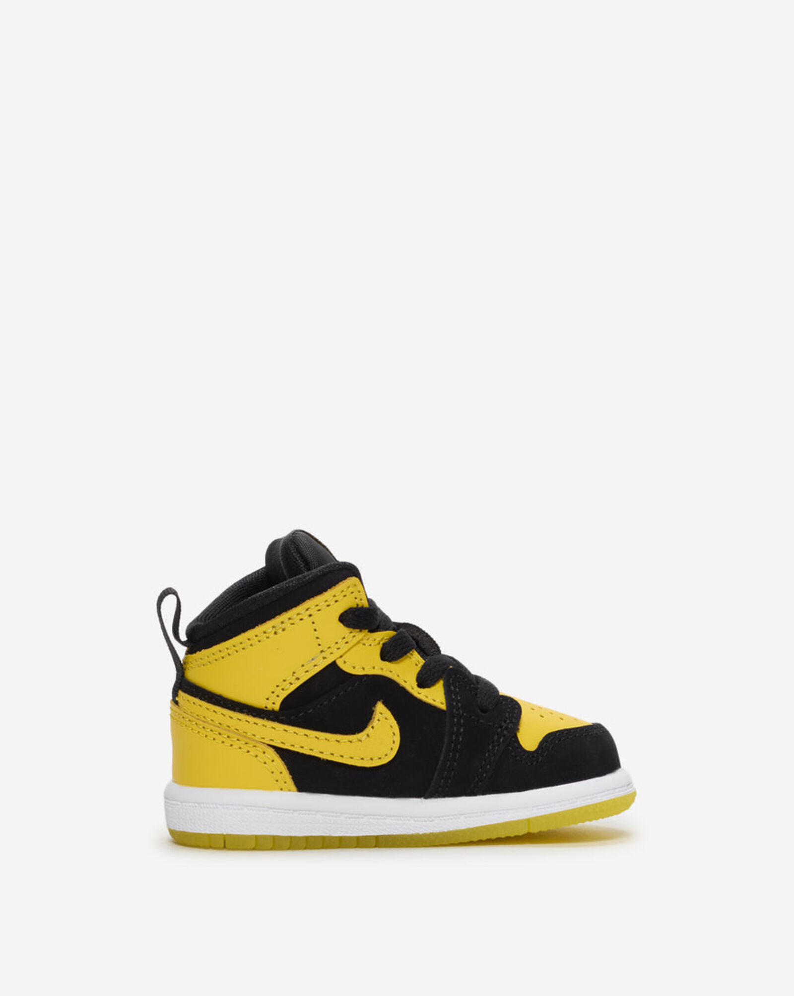Toddler Air Jordan 1 Mid SE Black | Varsity Maize | White