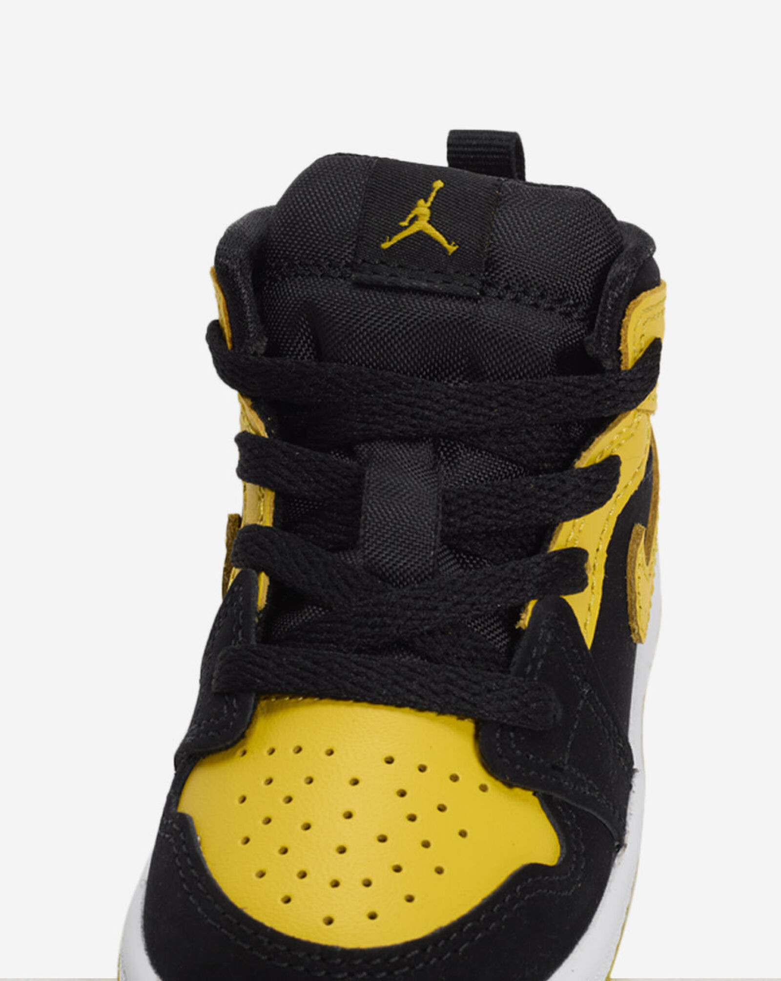 Toddler Air Jordan 1 Mid SE Black | Varsity Maize | White
