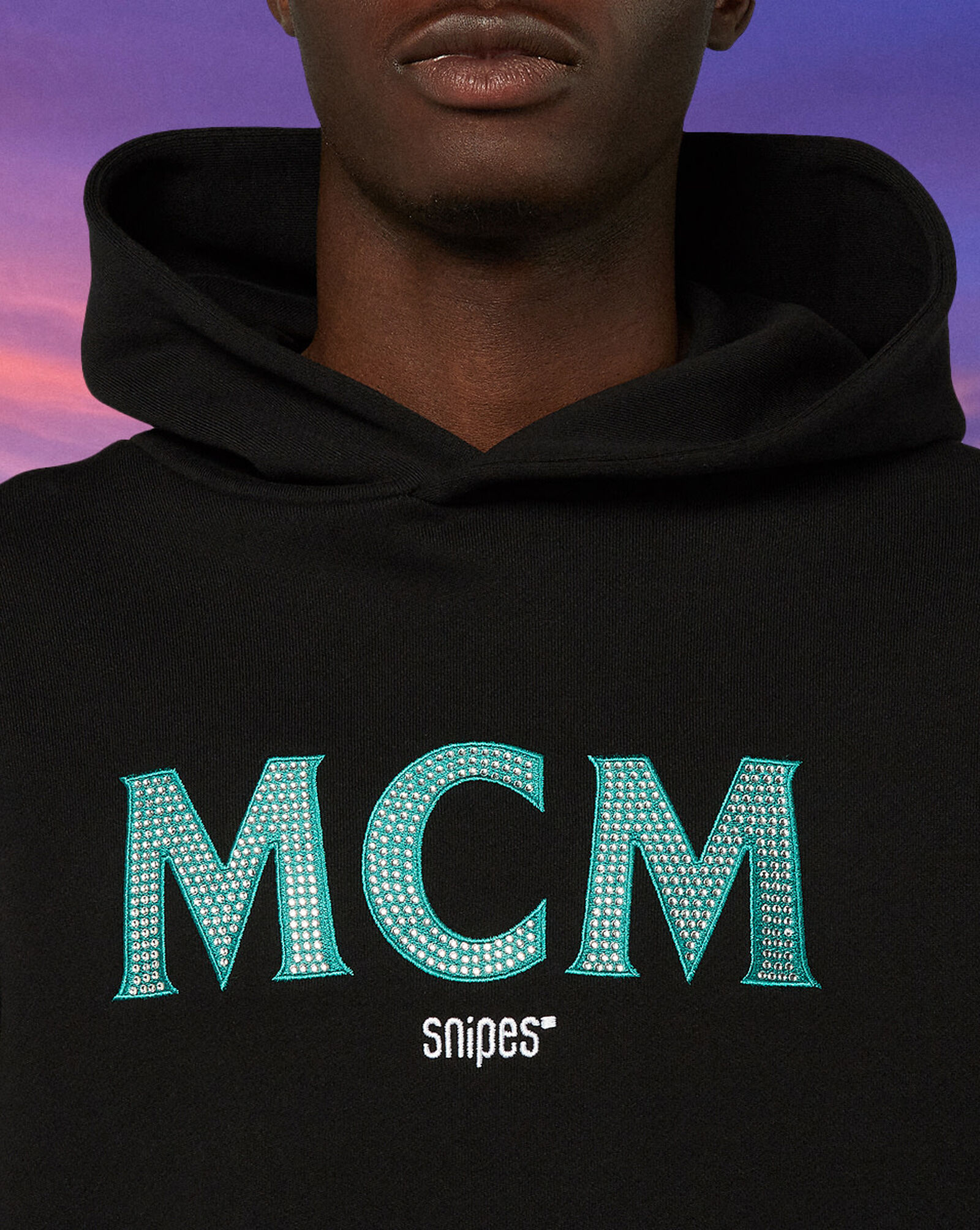 MCM x SNIPES Miami Club Half Sleeve Hoodie Black 3 MCM x SNIPES Miami Club Half Sleeve Hoodie Black