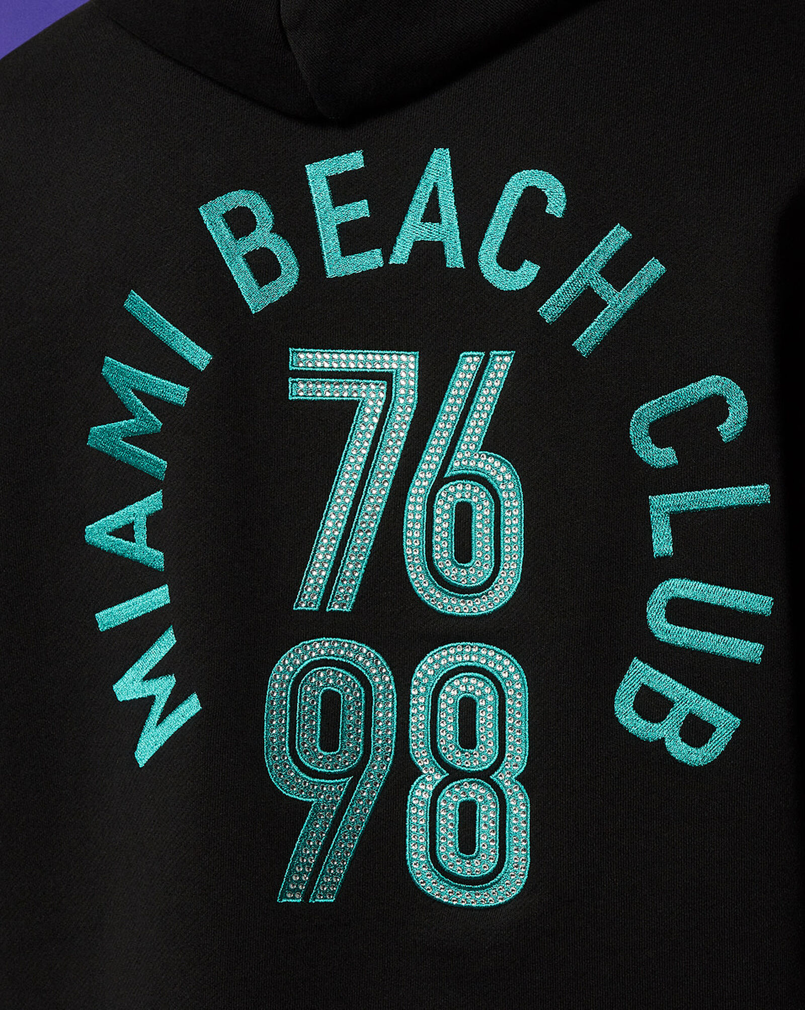 MCM x SNIPES Miami Club Half Sleeve Hoodie Black 5 MCM x SNIPES Miami Club Half Sleeve Hoodie Black