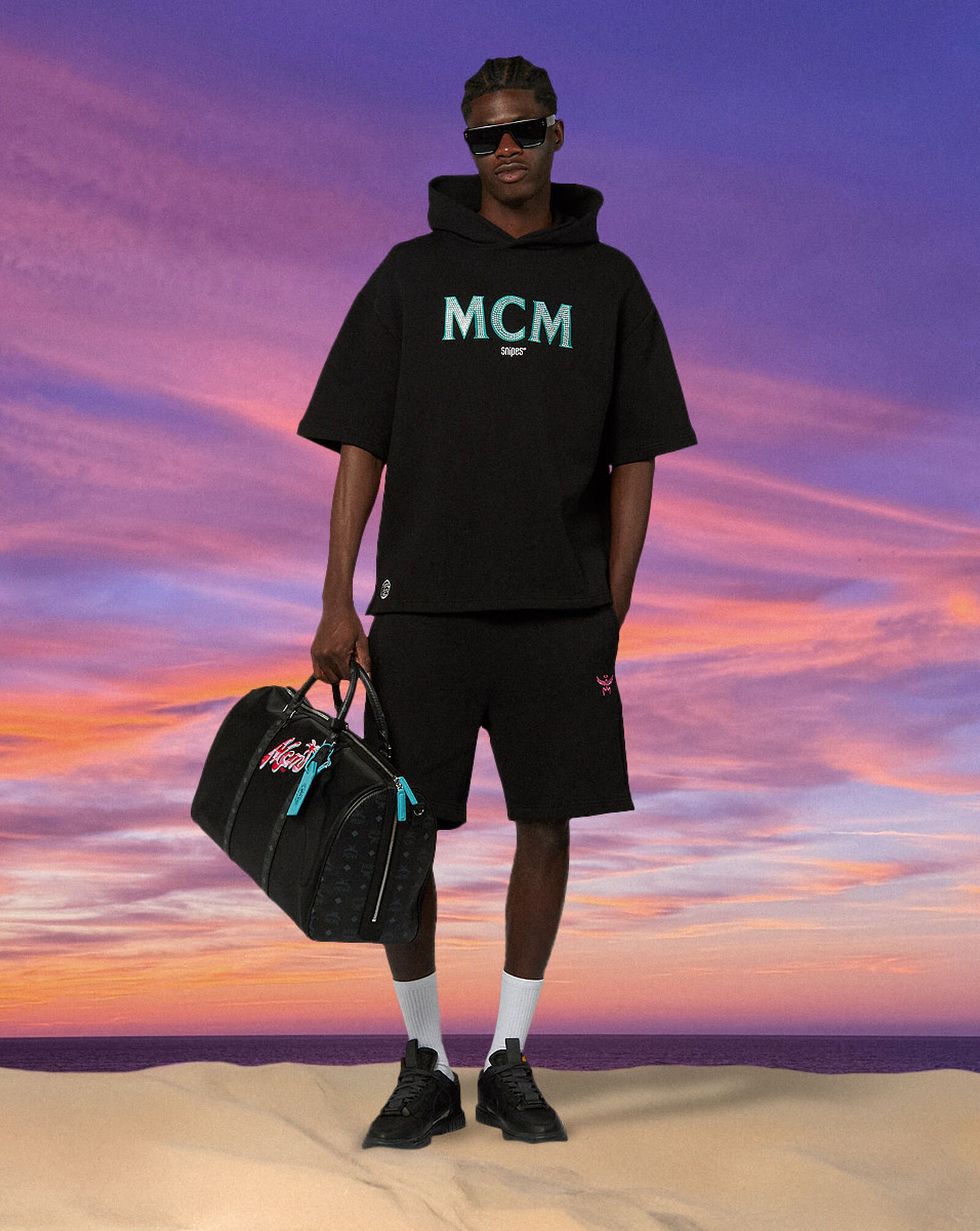 MCM x SNIPES Miami Sweatshorts  Black