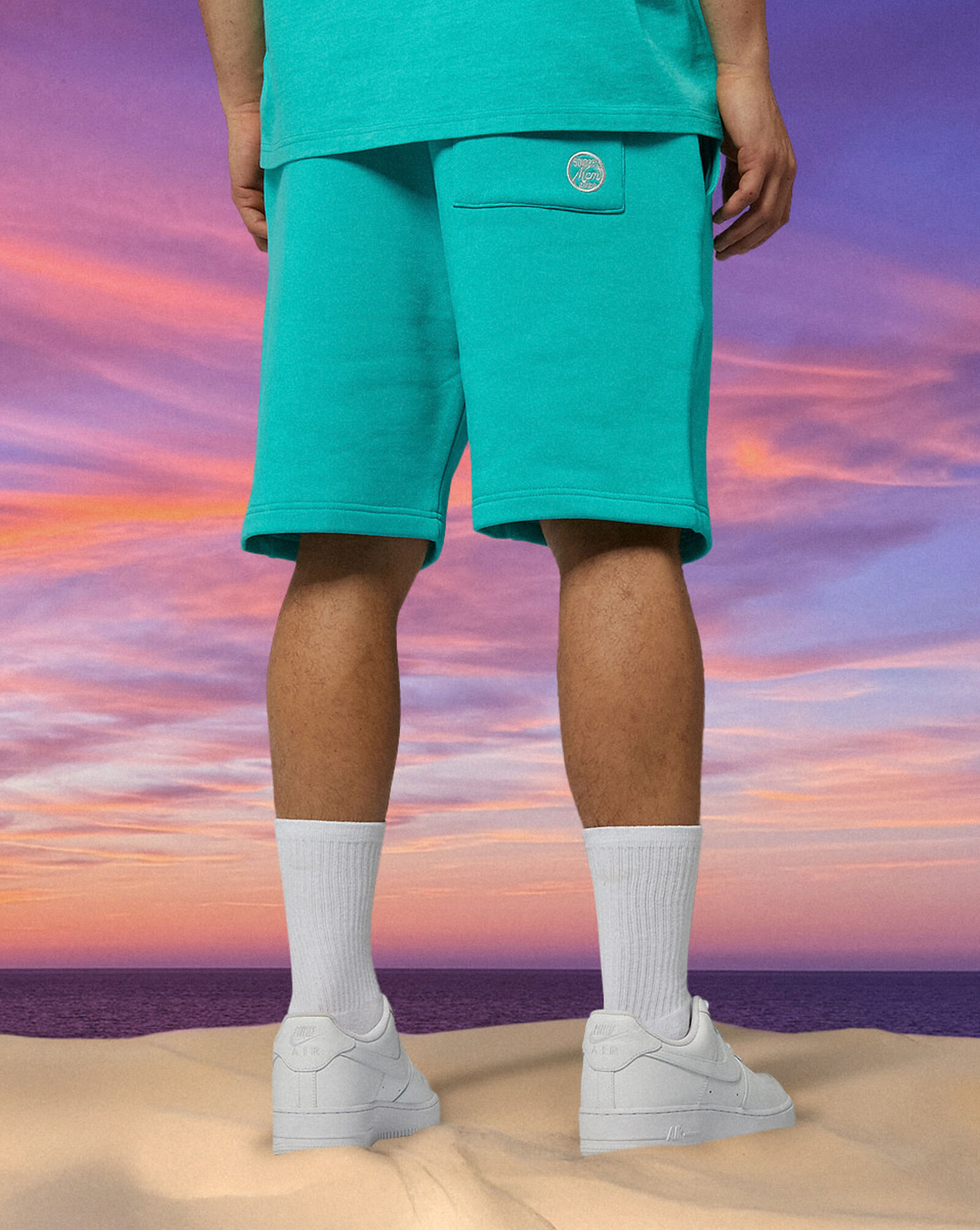 MCM x SNIPES Miami Sweatshorts  Turquoise
