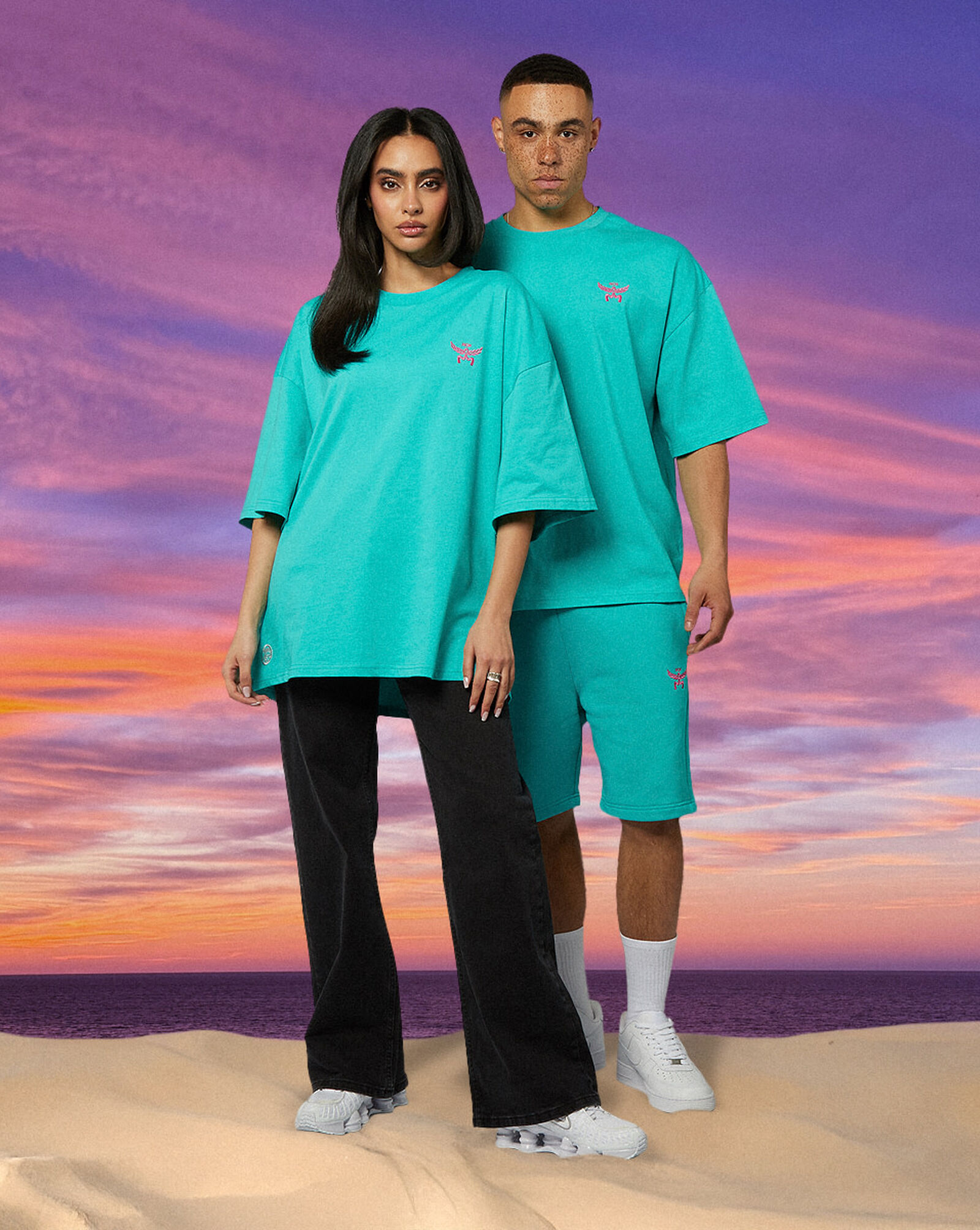 MCM x SNIPES Miami Sweatshorts  Turquoise