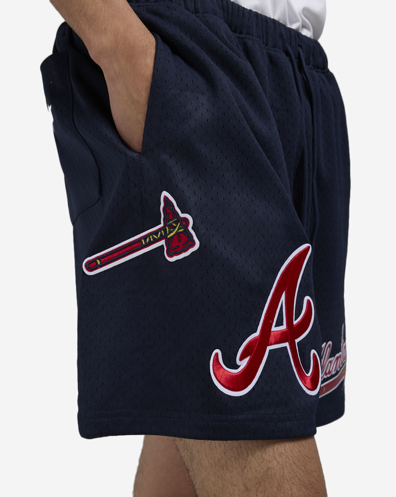 Atlanta Braves Mesh Shorts Navy