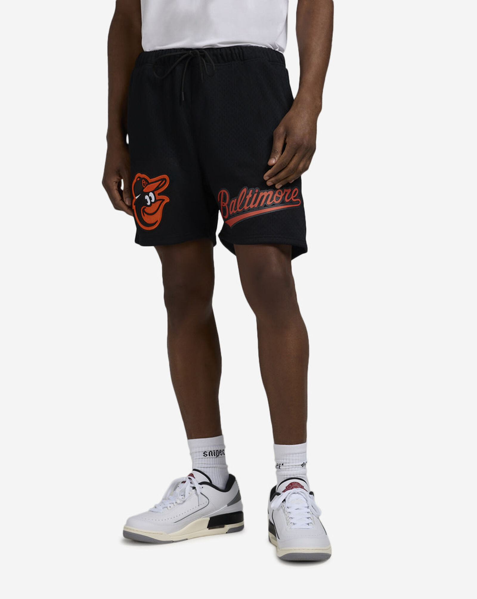 Baltimore Orioles Mesh Shorts Black