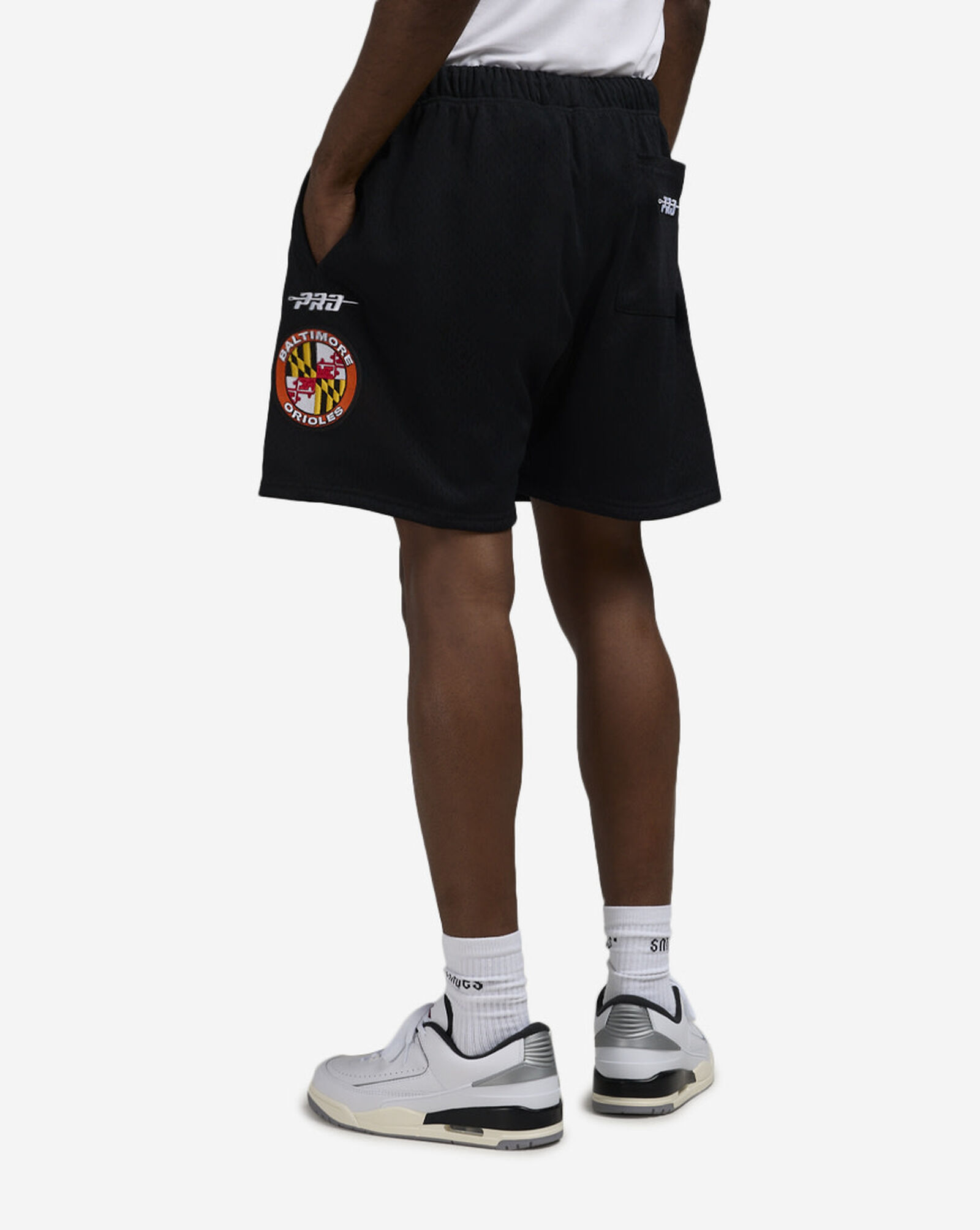 Baltimore Orioles Mesh Shorts Black