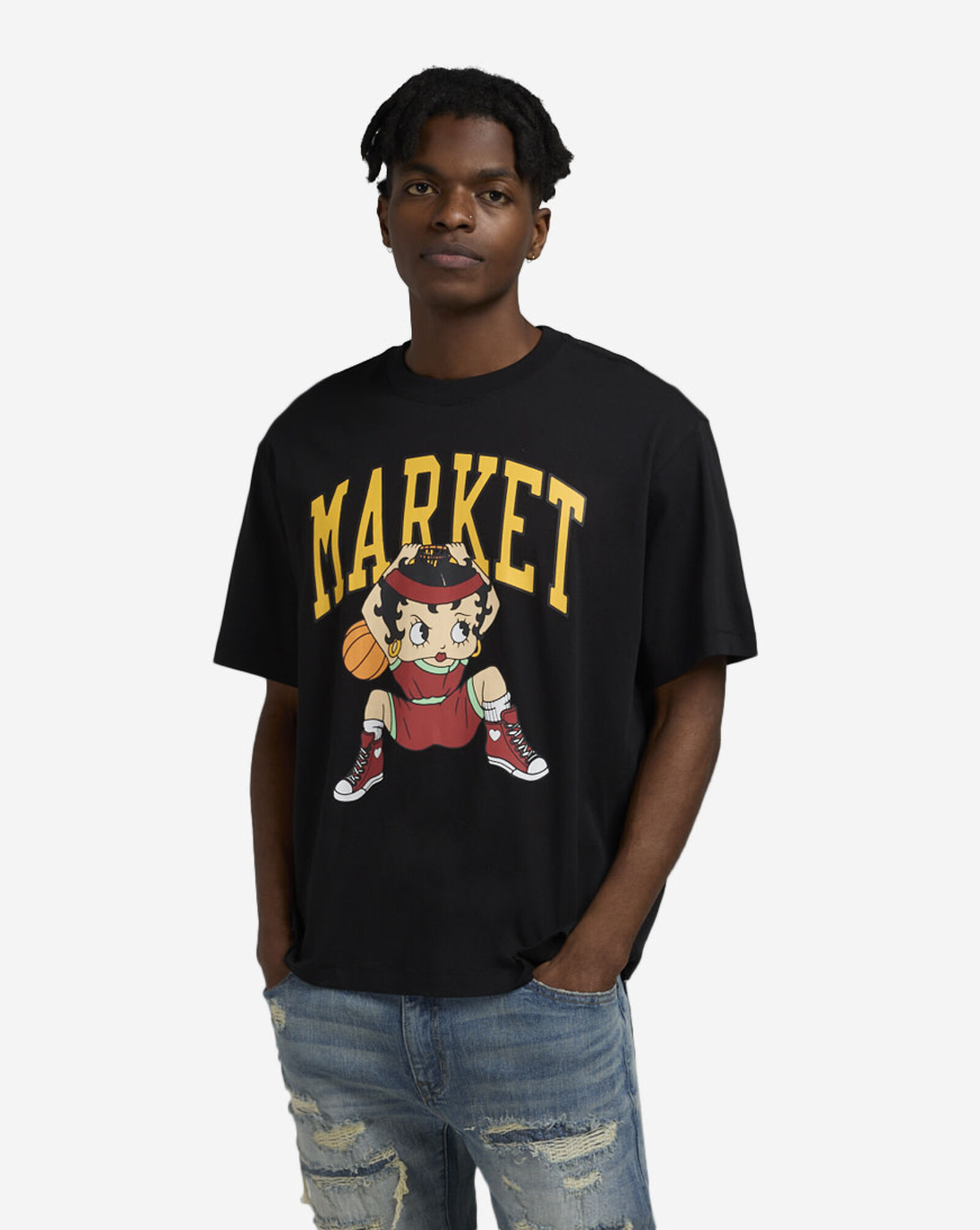 Betty Boop Dunking T-Shirt Black
