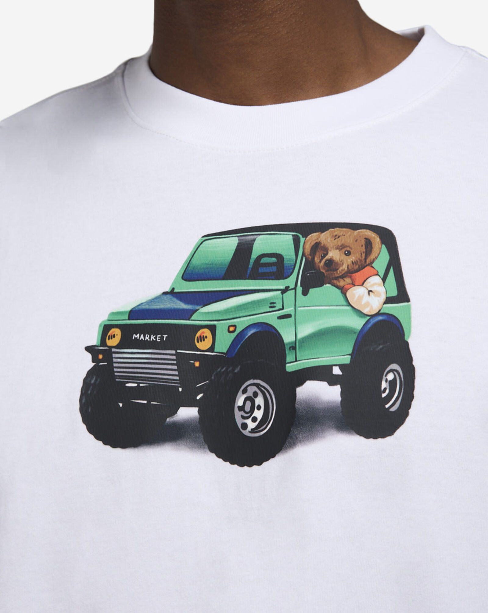 4X4 Bear T-Shirt White