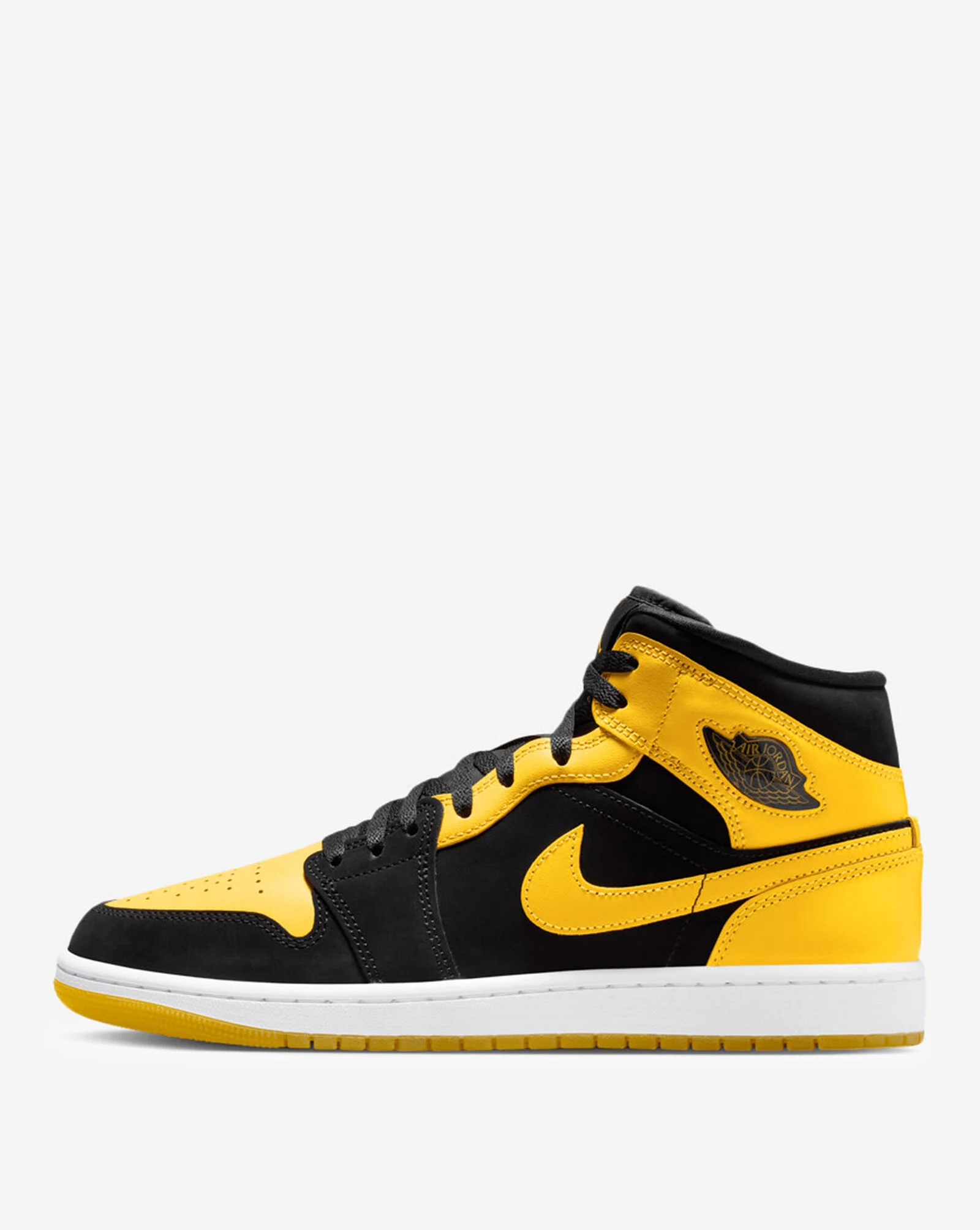 Air Jordan 1 Mid SE Black | Varsity Maize | White