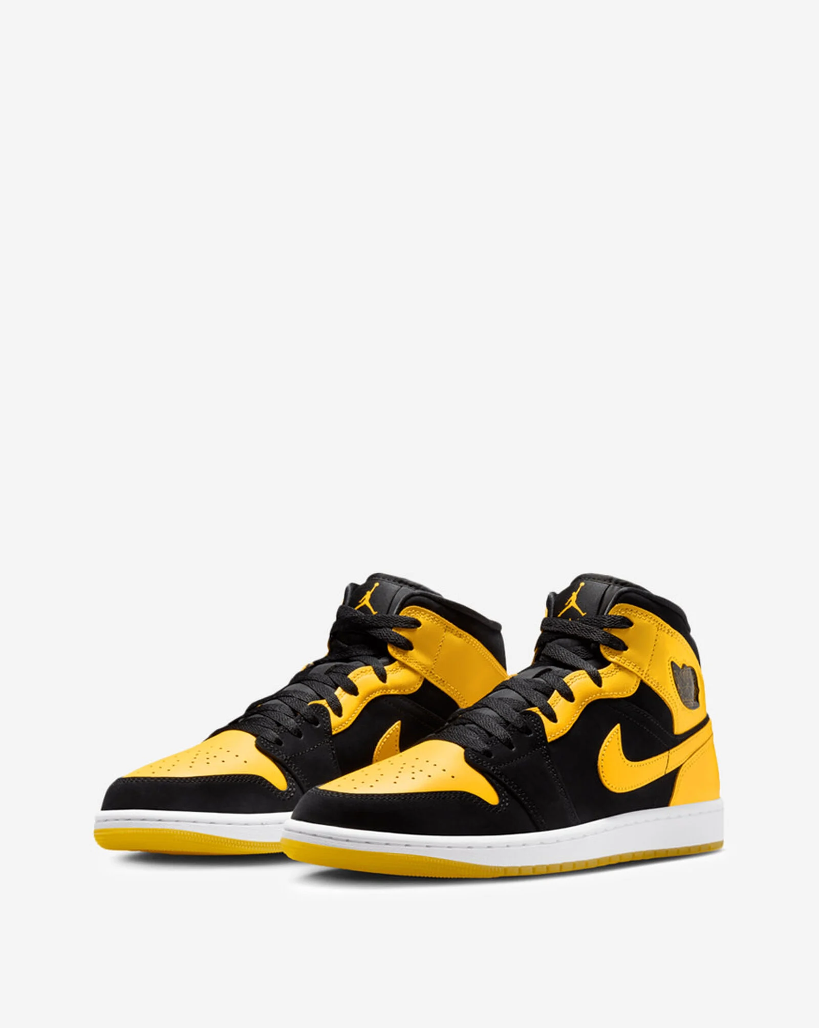 Air Jordan 1 Mid SE Black | Varsity Maize | White