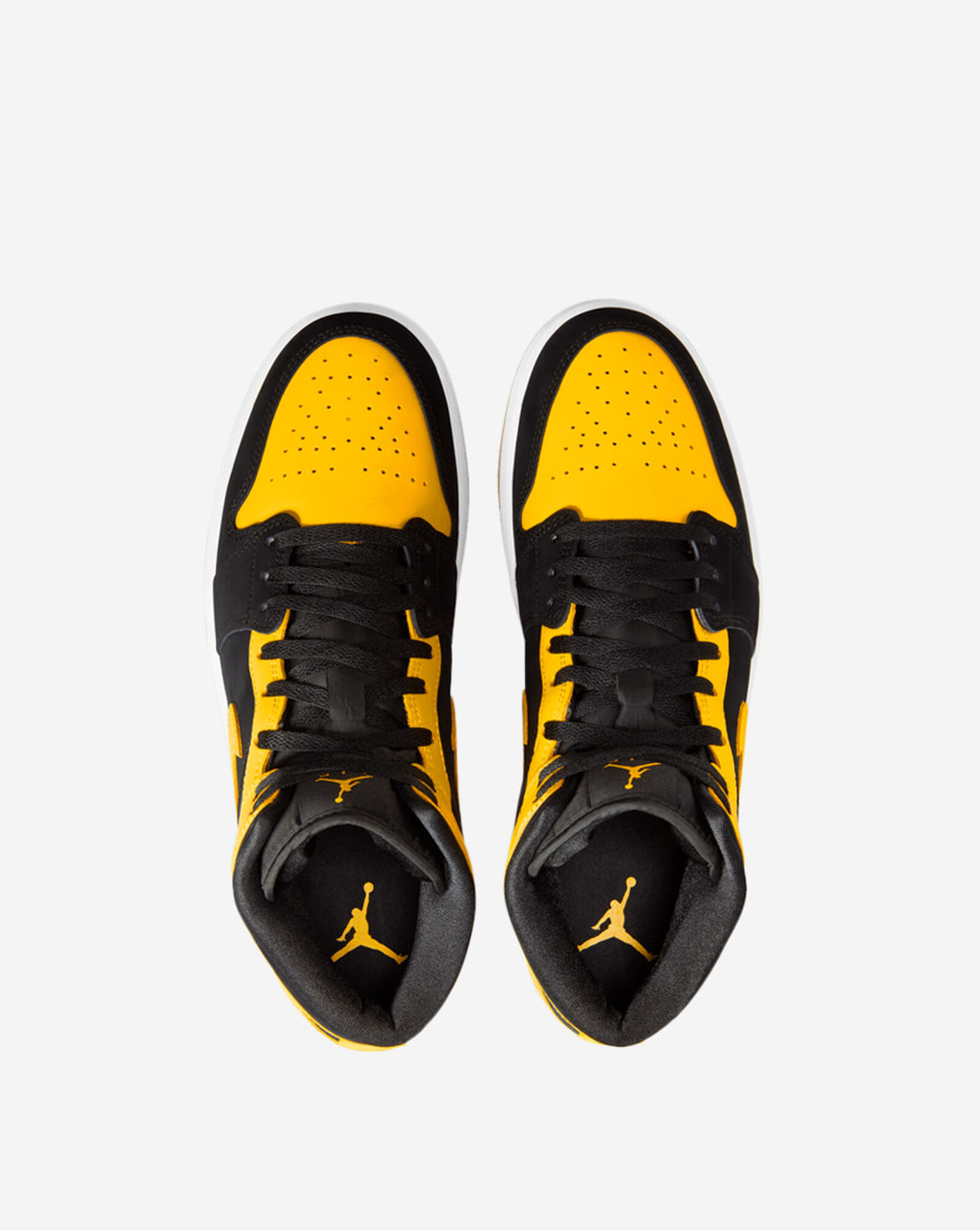 Air Jordan 1 Mid SE Black | Varsity Maize | White