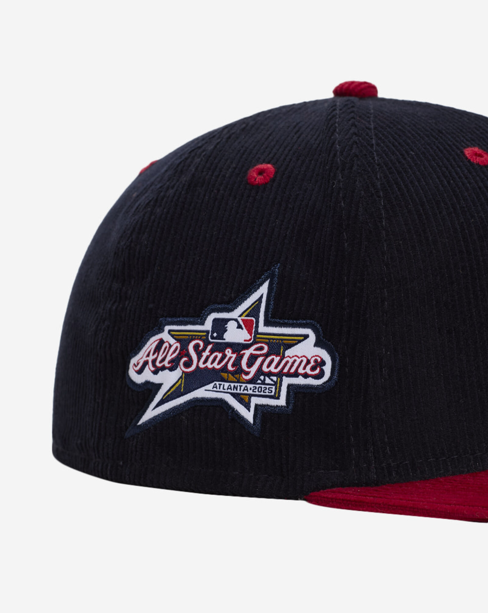 59Fifty Atlanta Braves Clip Allstar Fitted Hat Navy | Red