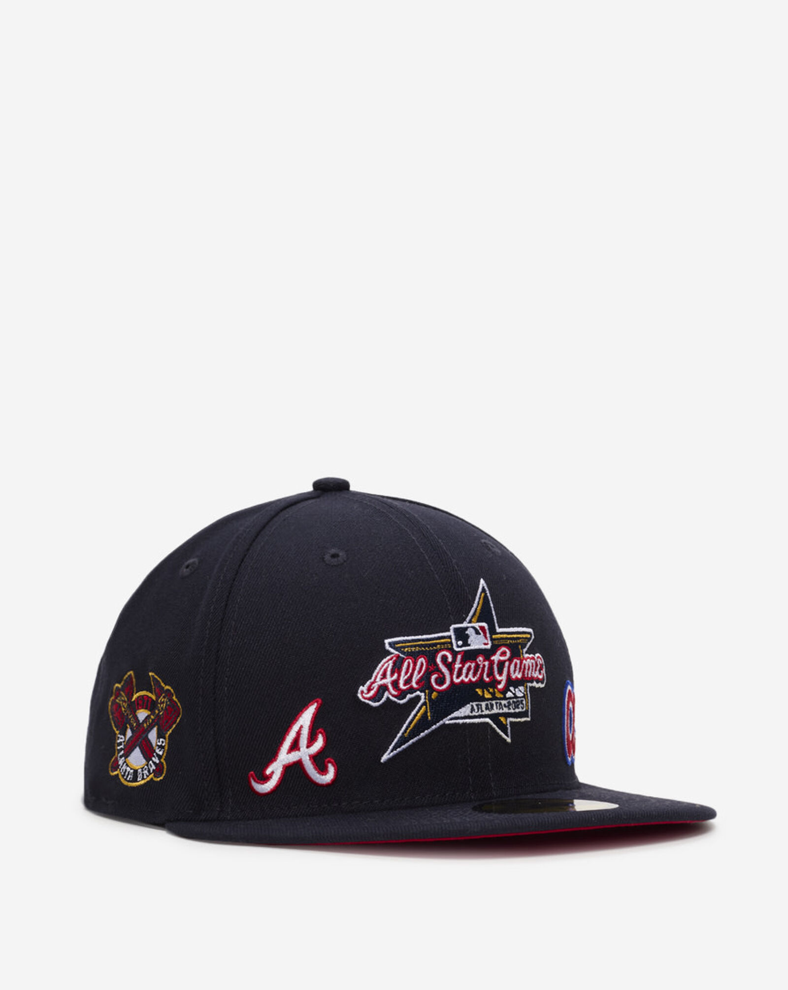59Fifty Atlanta Braves Allstar Logo Fitted Hat Navy