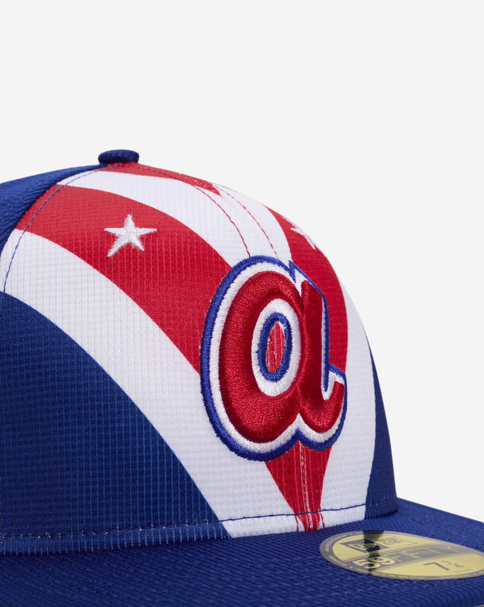 59Fifty Atlanta Braves Icon Allstar Logo Fitted Hat Blue | White | Red