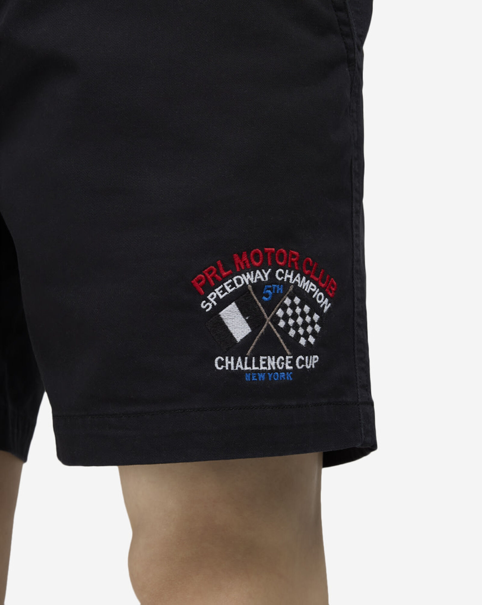 6-Inch Polo Prepster Embroidered Short Polo Black 3 6-Inch Polo Prepster Embroidered Short Polo Black