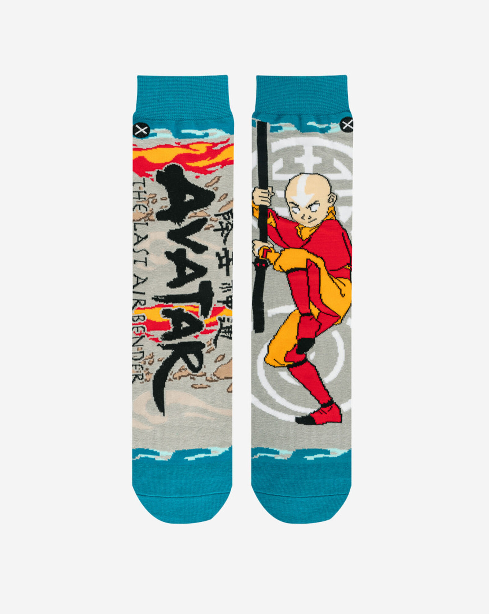 Aang The Last Airbender Socks (L) Multi