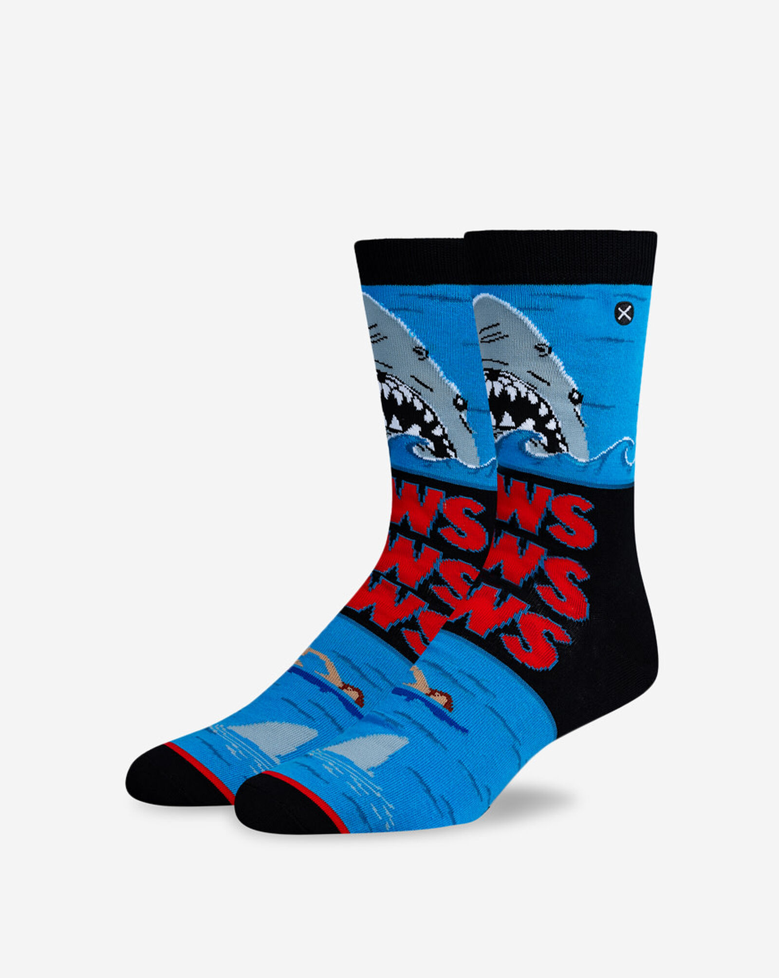 Jaws Mash Up Socks (L) Multi