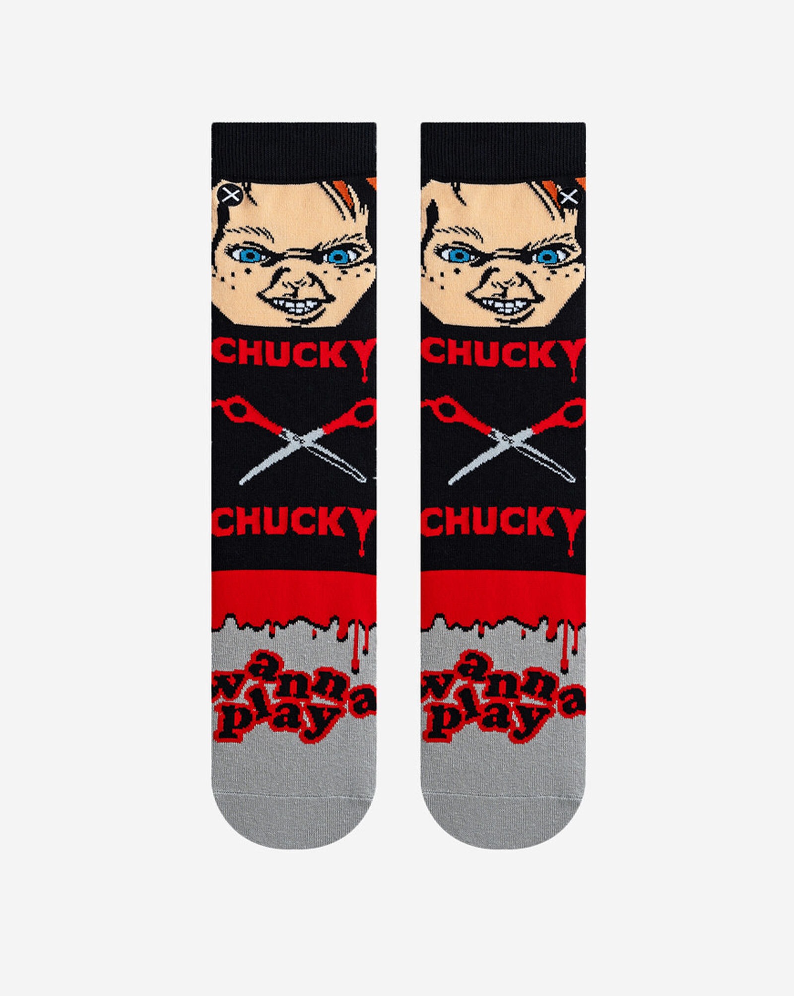 Chucky Mash Up Socks (L) Multi