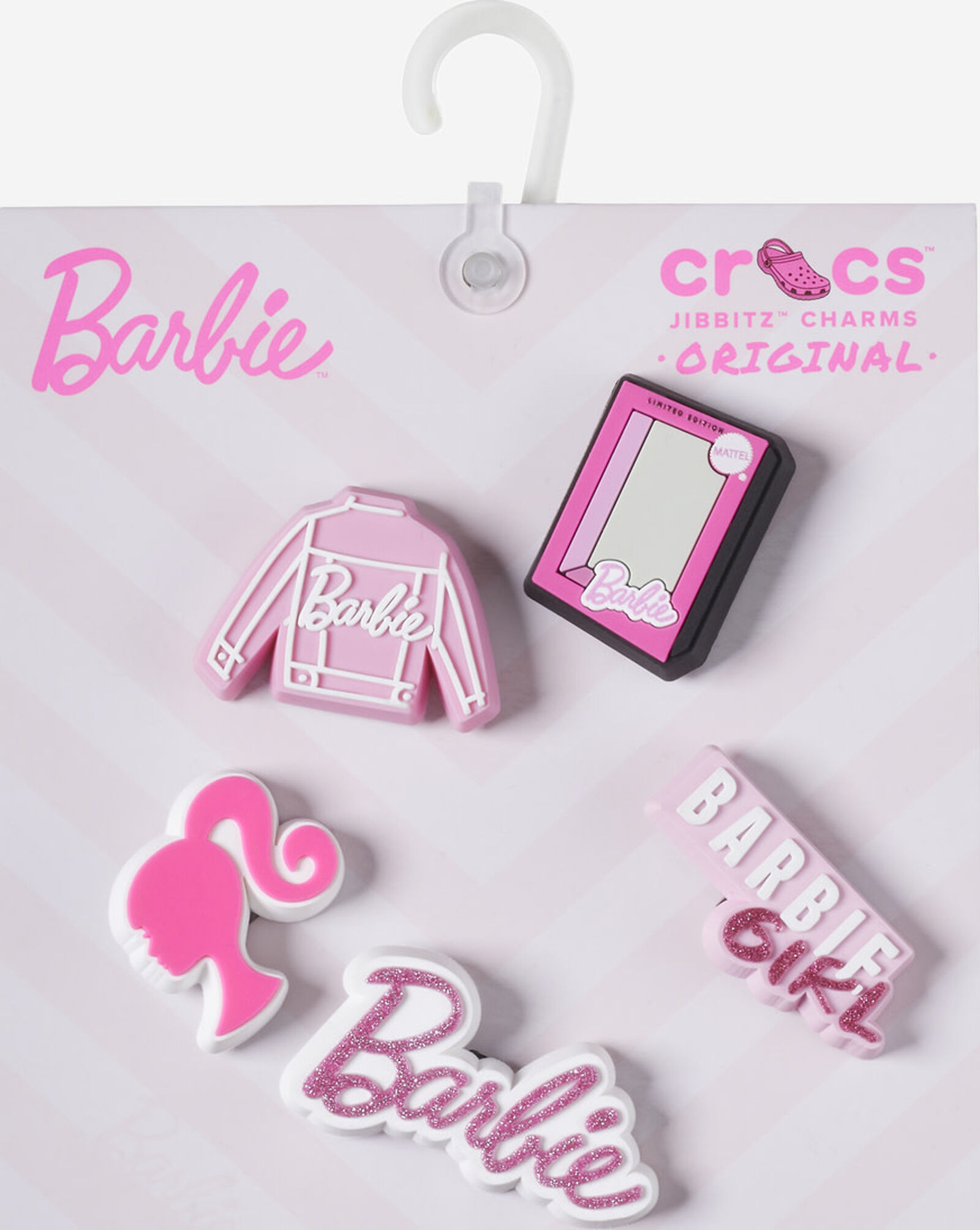 Barbie 5 Pack Jibbitz Charms Multi