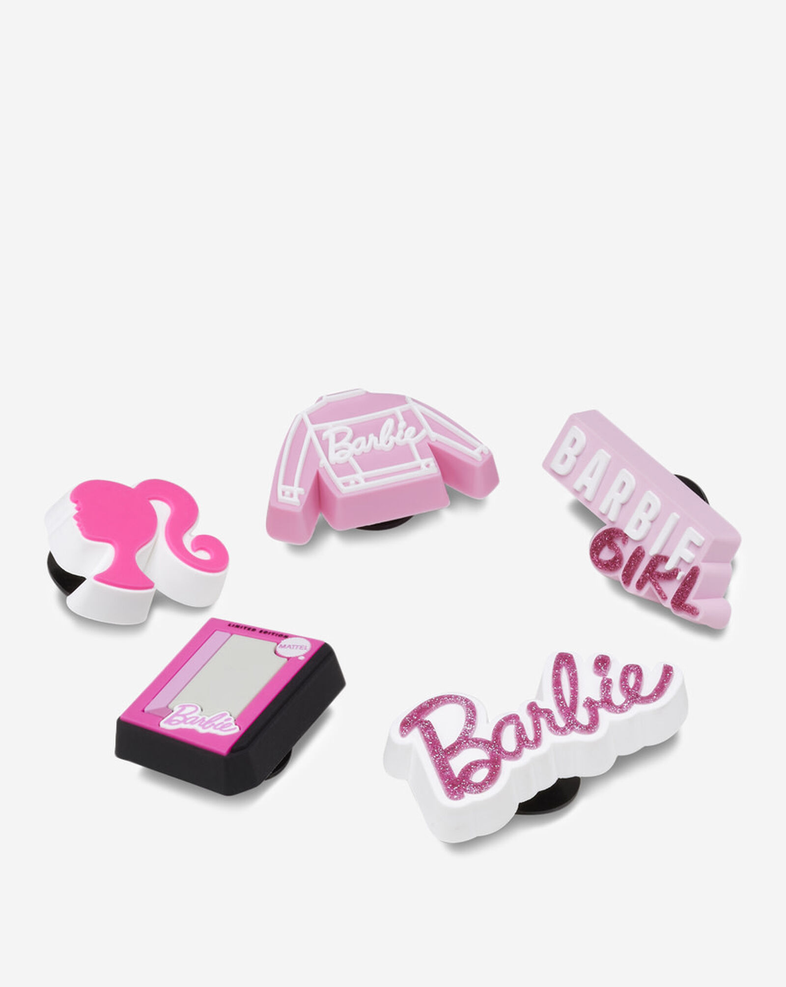 Barbie 5 Pack Jibbitz Charms Multi