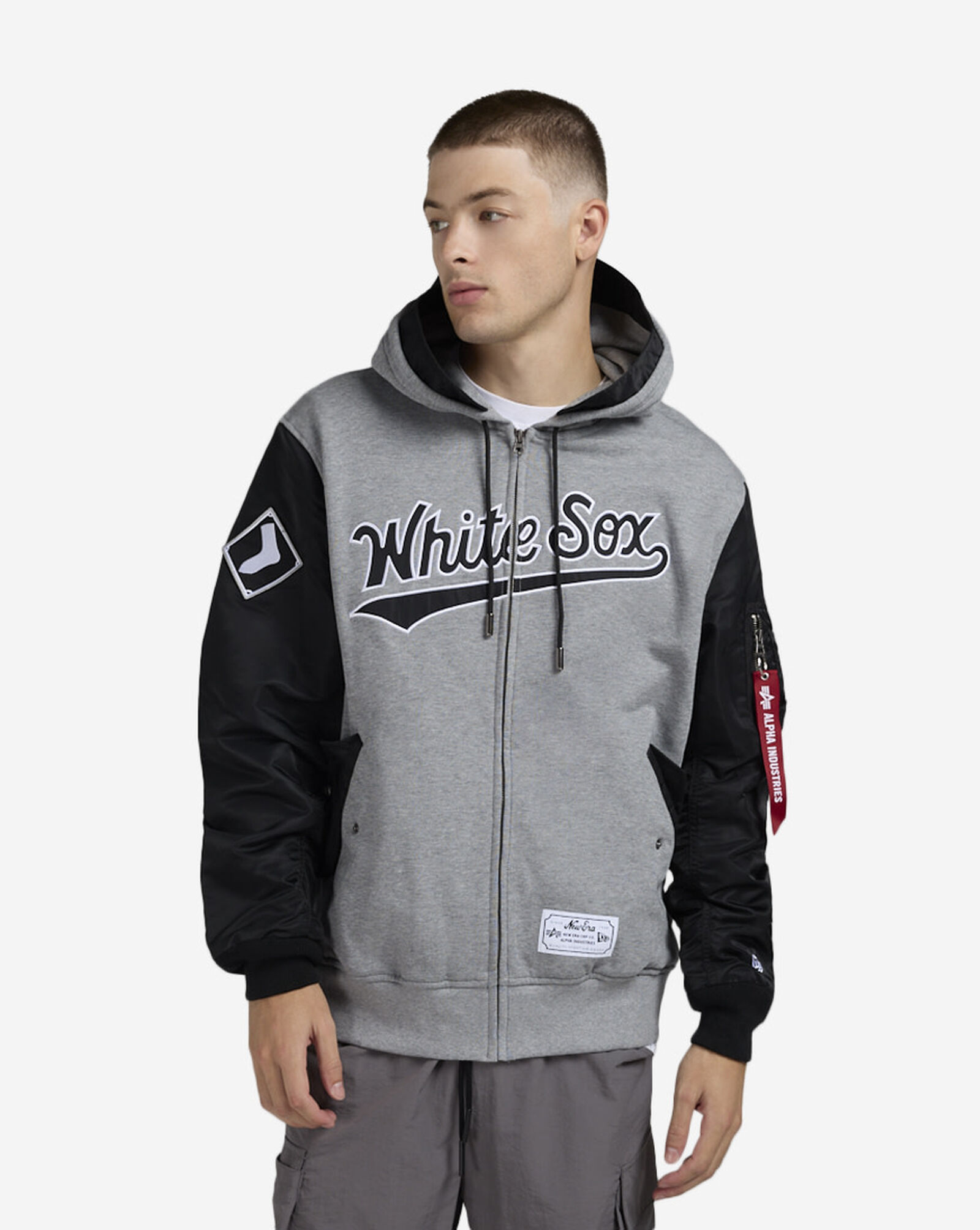 Alpha Industries Chicago White Sox Bomber Jacket Black