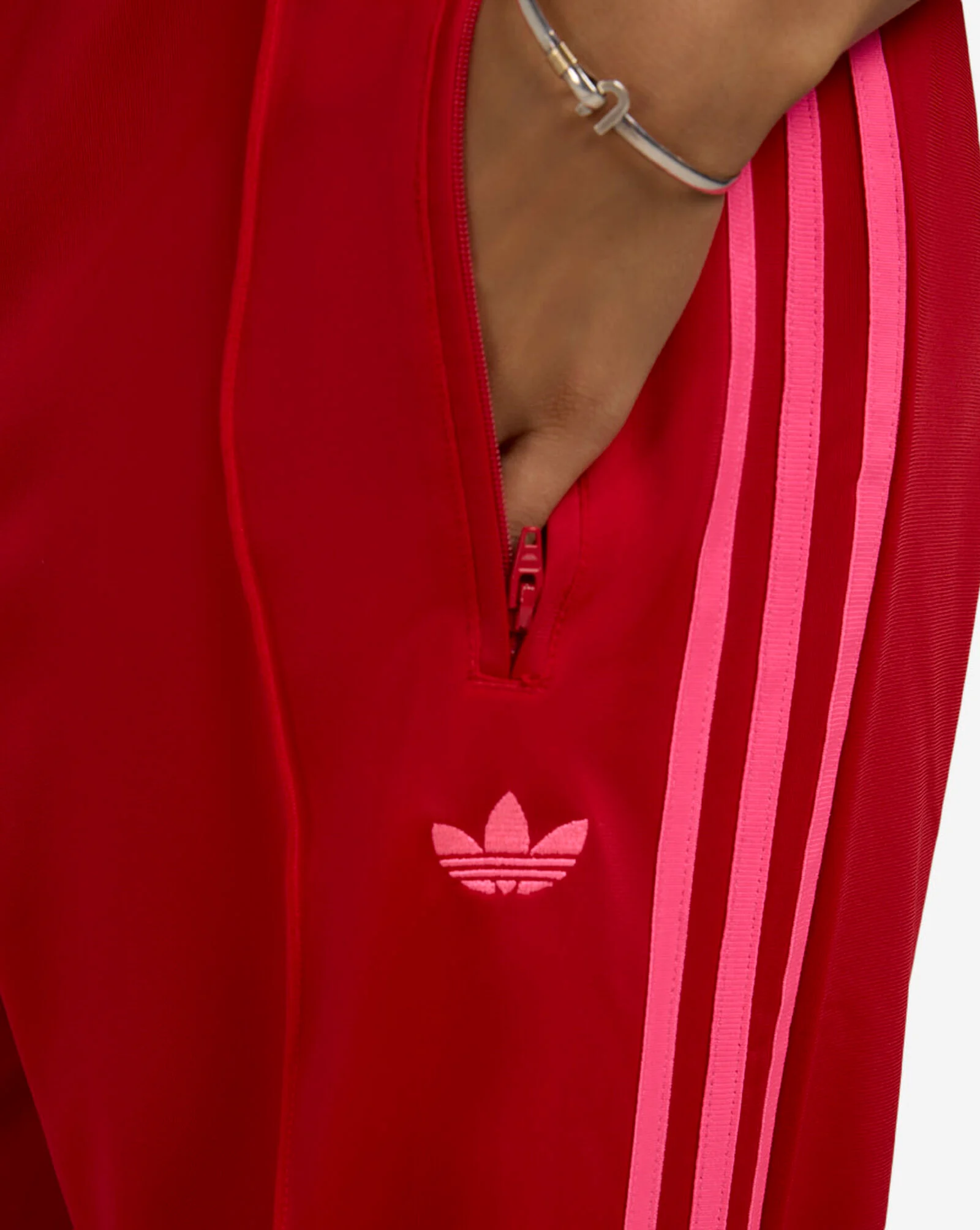 Adicolor Classic Firebird Loose Track Pants Better Scarlet | Lucid Pink