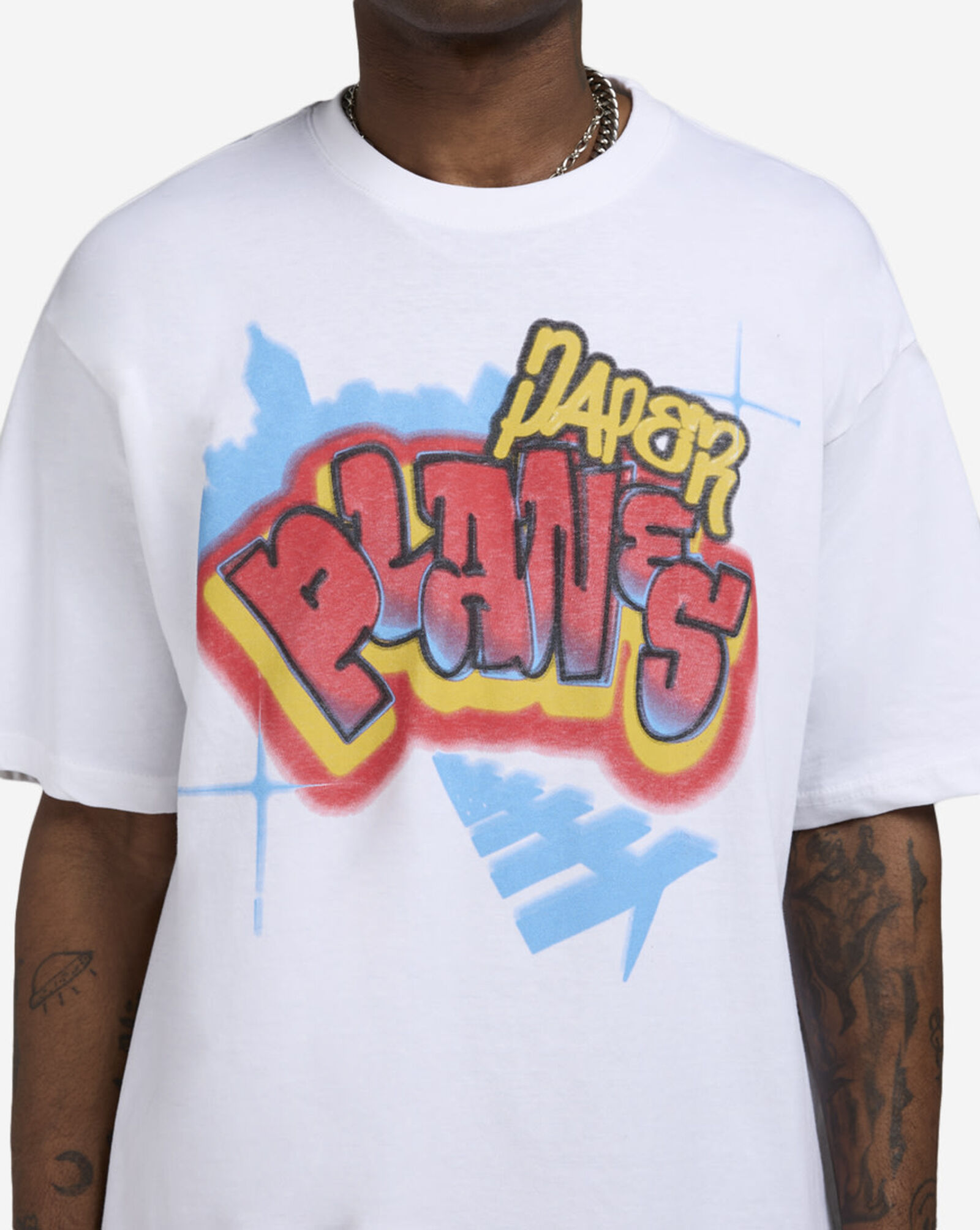 Aight Oversized Tee White