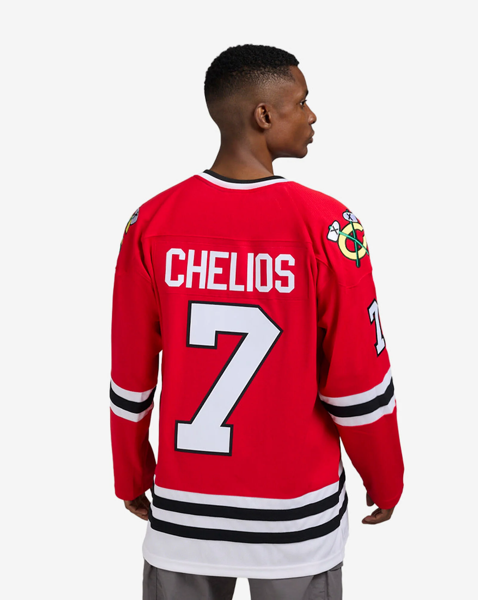 Chicago Blackhawks Chelios Power Play Player Jersey Red