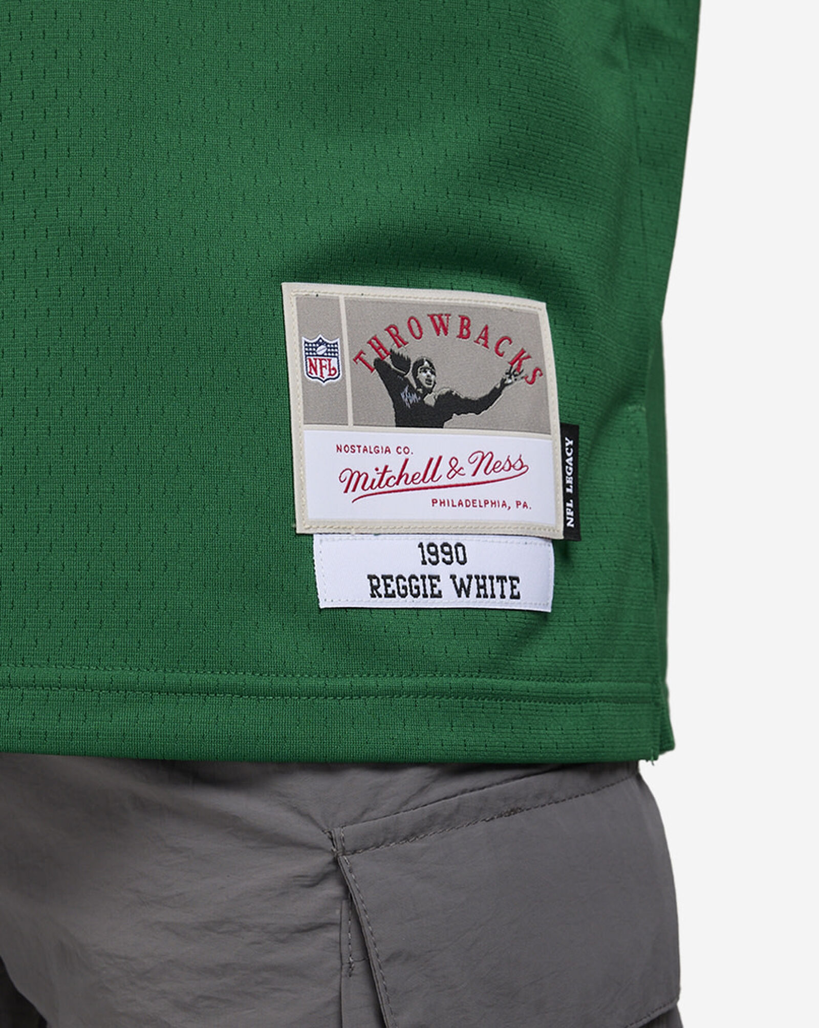 Philadelphia Eagles White Legacy Player Jersey Kelly Green 3 Philadelphia Eagles White Legacy Player Jersey Kelly Green