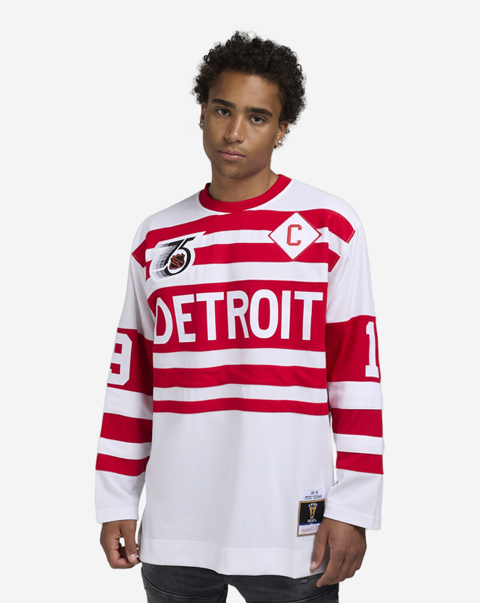 Detroit Red Wings Yzerman Power Play Jersey White