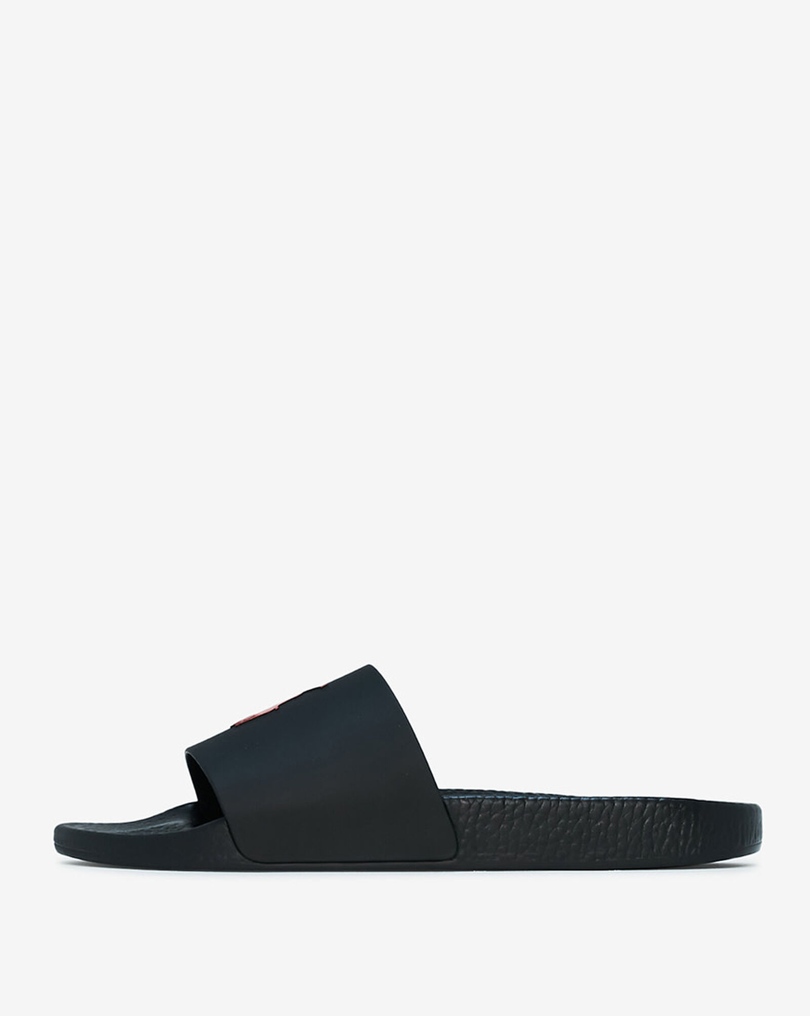 Polo Slides Black | Red