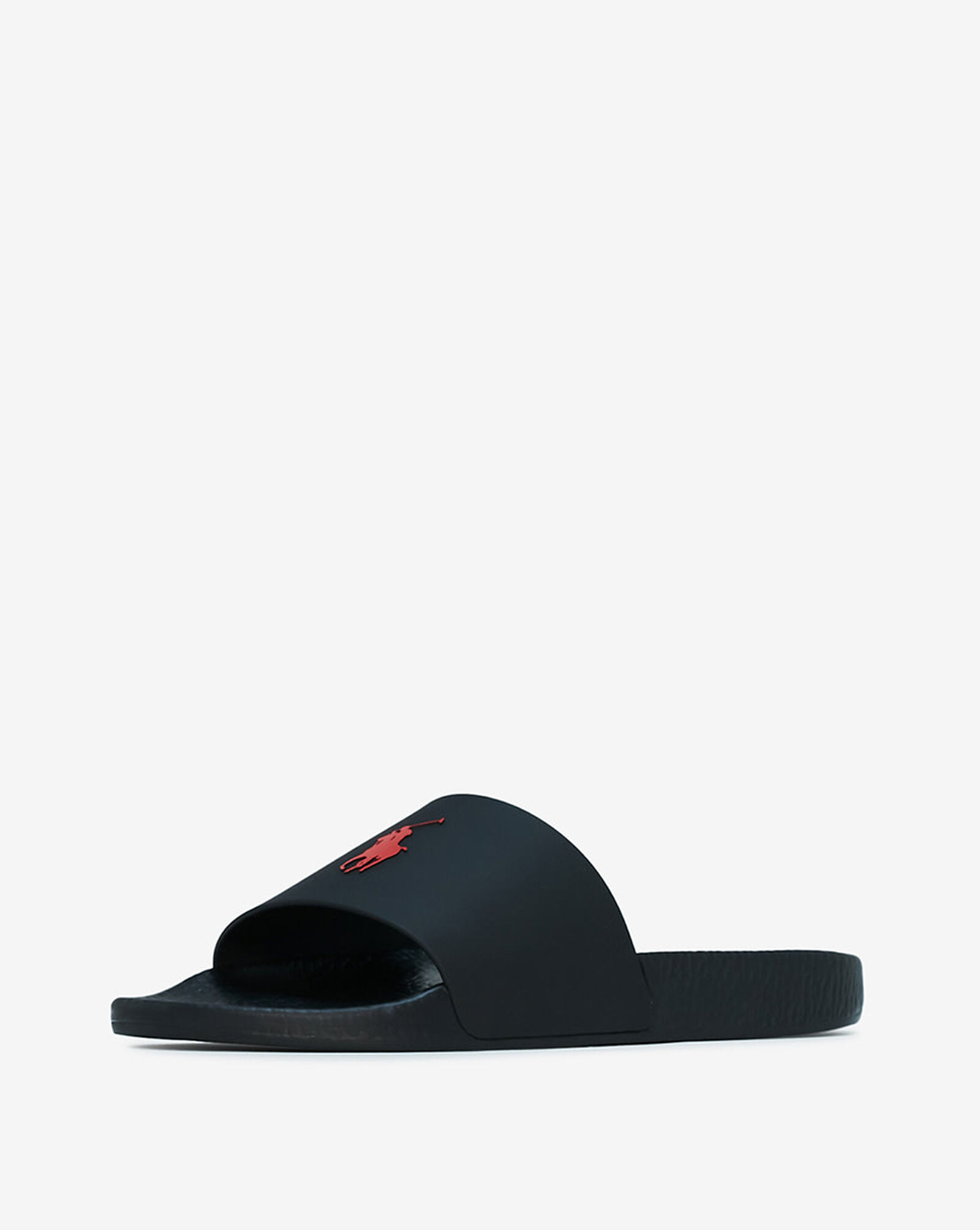 Polo Slides Black | Red