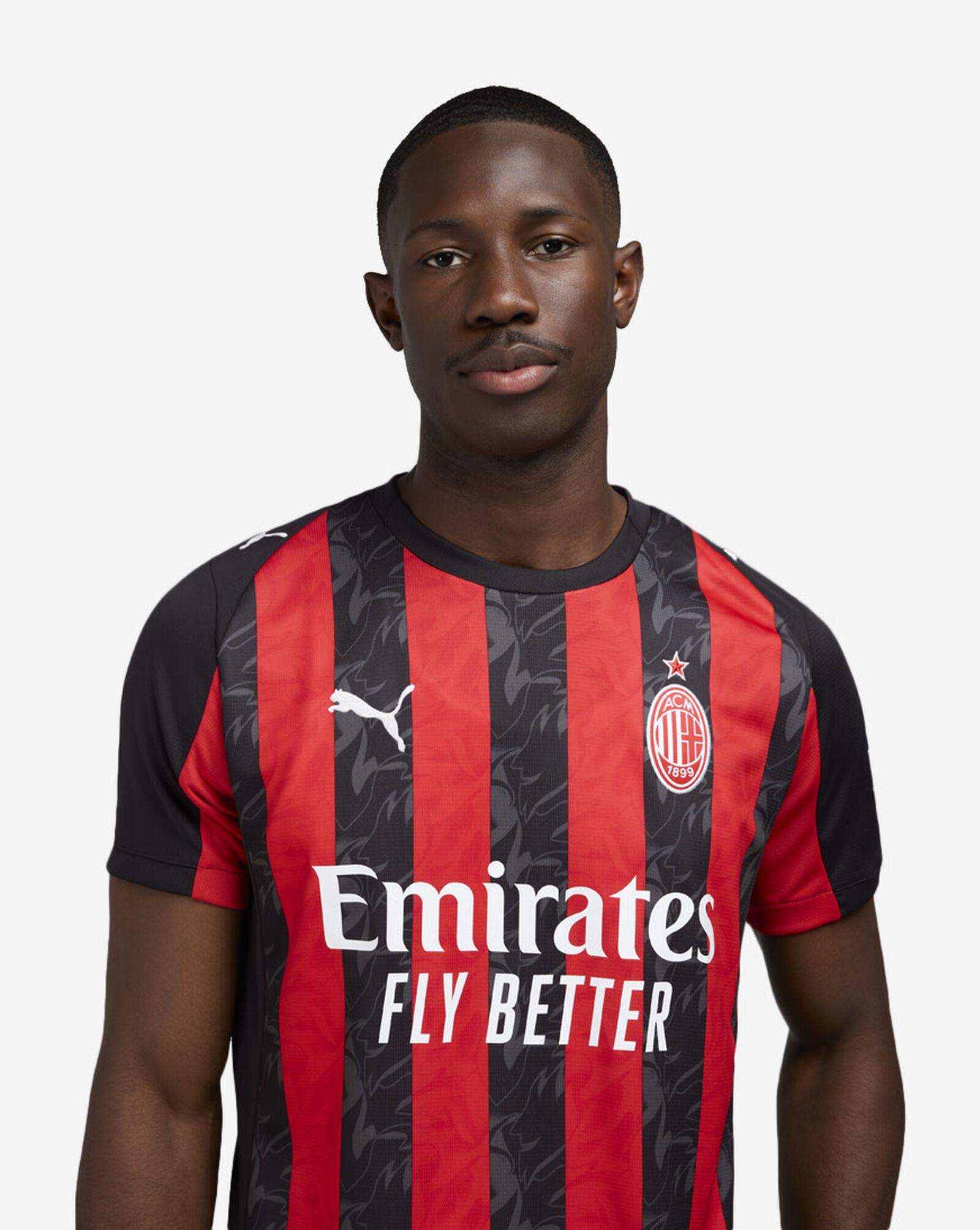 AC Milan '25/'26 Home Authentic Soccer Jersey For All Time Red | Black 3 AC Milan '25/'26 Home Authentic Soccer Jersey For All Time Red | Black