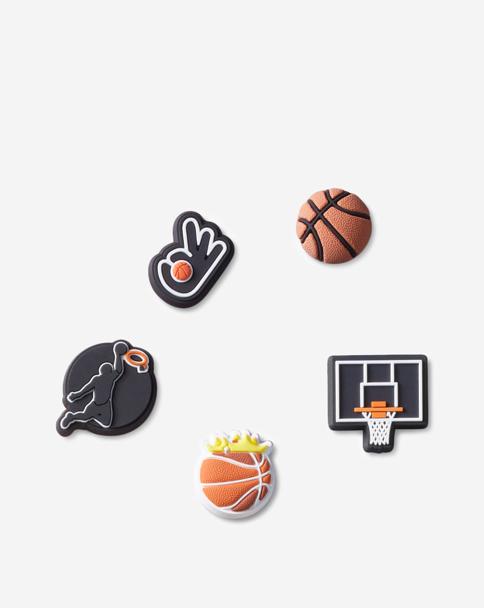 Basketball Team 5 Pack Jibbitz Charms Multi