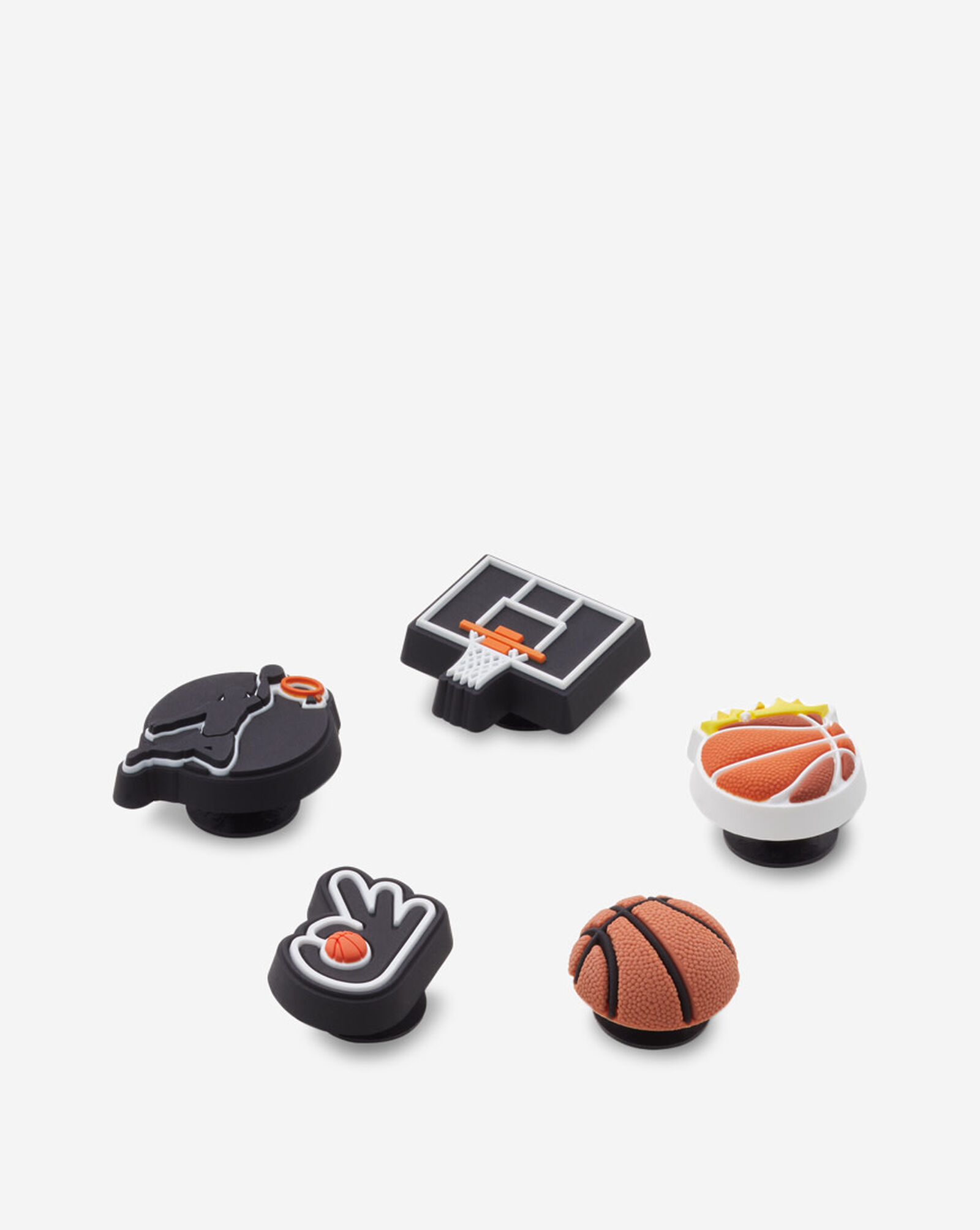 Basketball Team 5 Pack Jibbitz Charms Multi