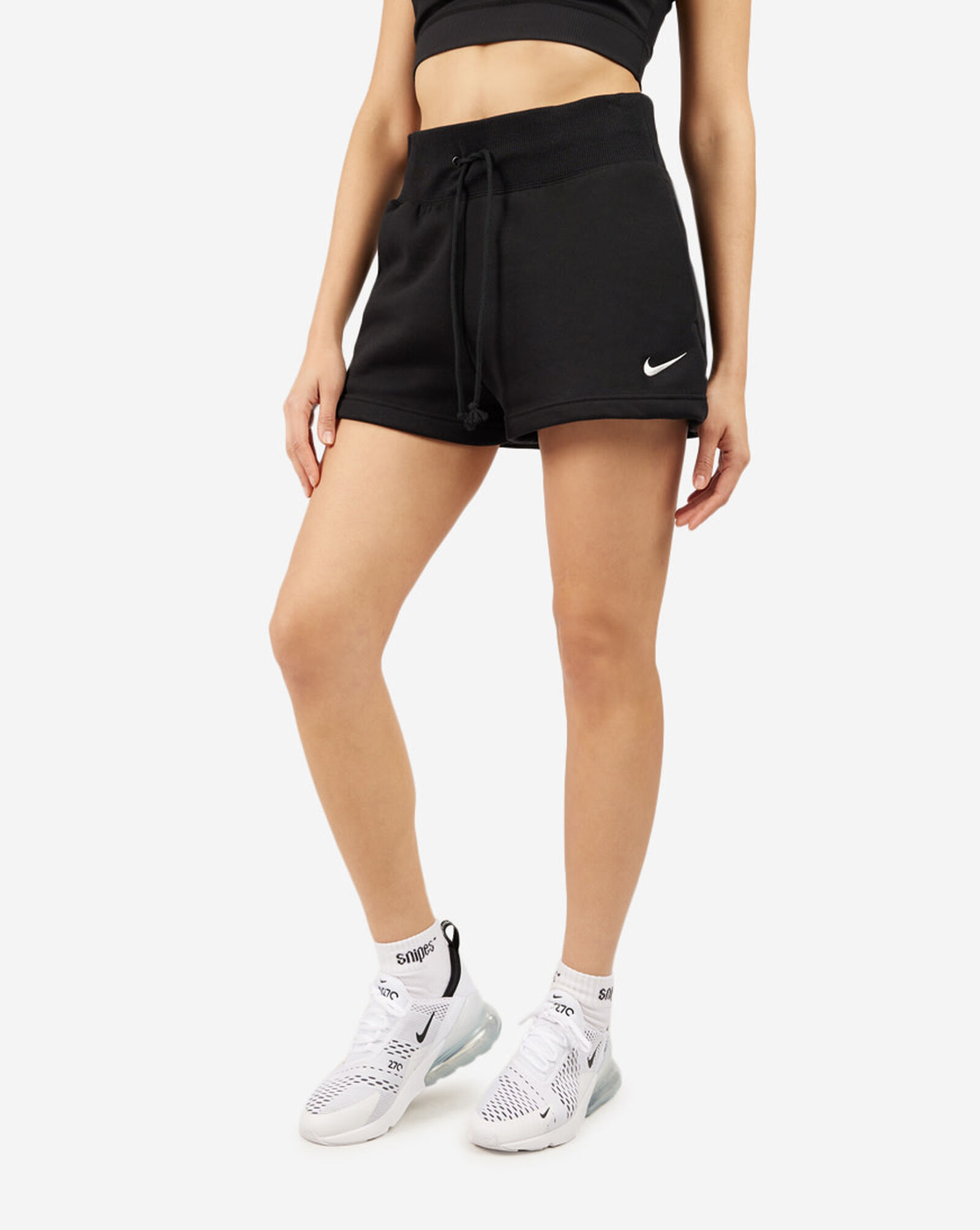 NSW Phoenix Fleece High-Rise Shorts Black