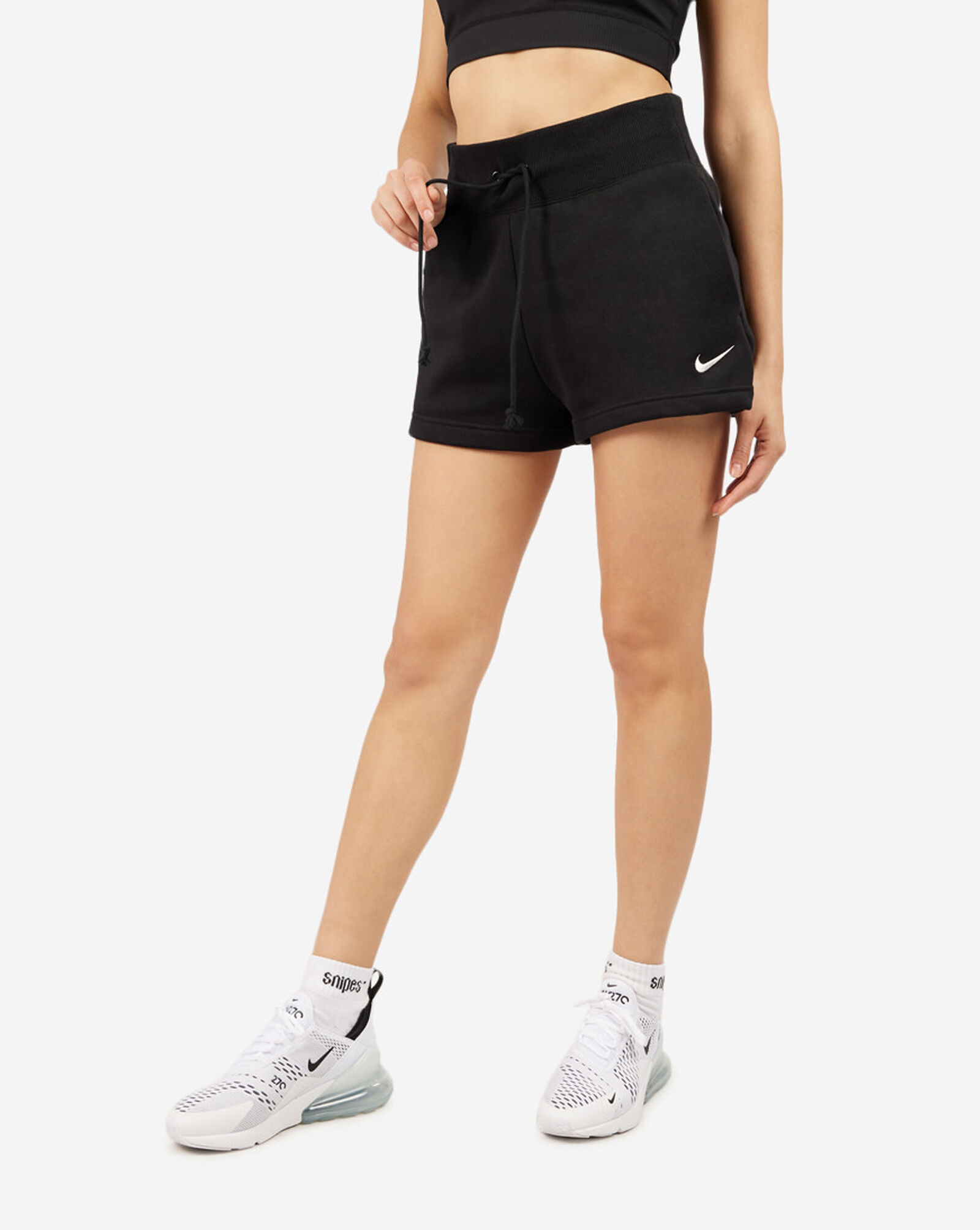 NSW Phoenix Fleece High-Rise Shorts Black