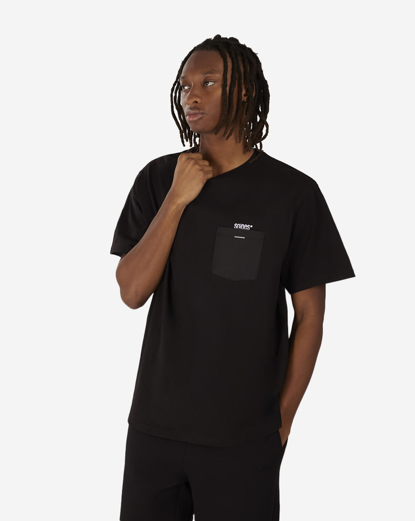 Chest Pocket Tee Black