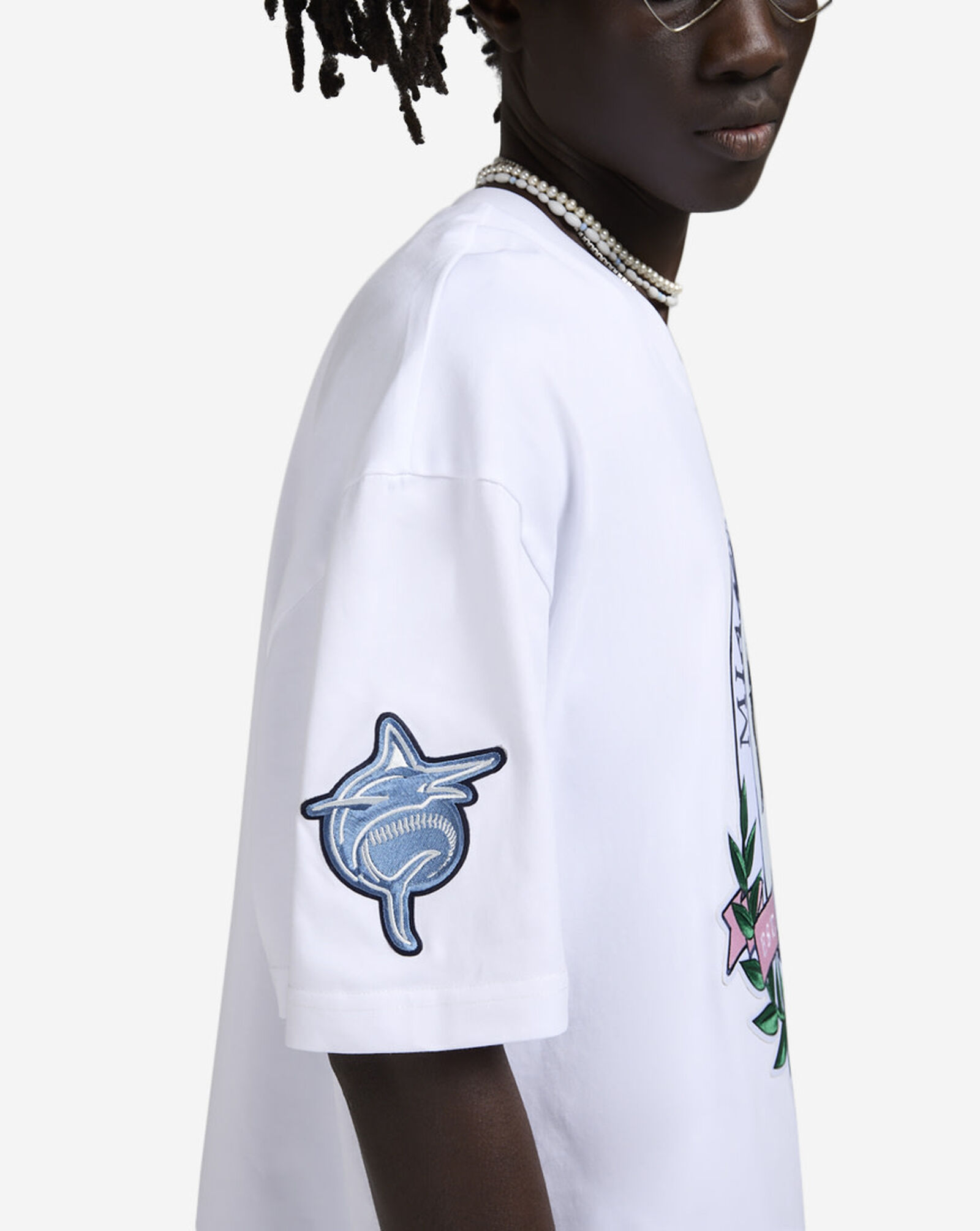 Miami Marlins Tee White 3 Miami Marlins Tee White