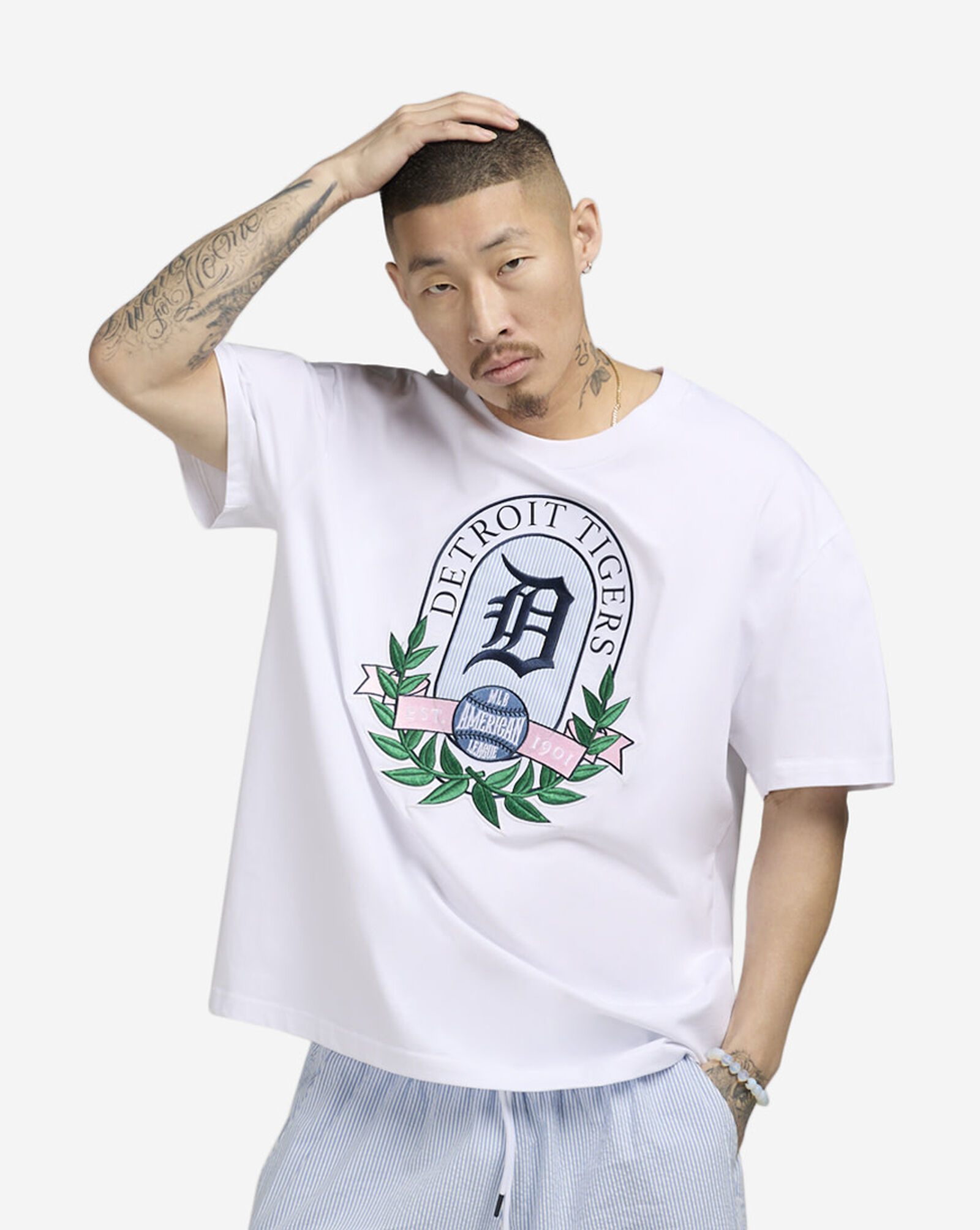 Detroit Tigers Tee White