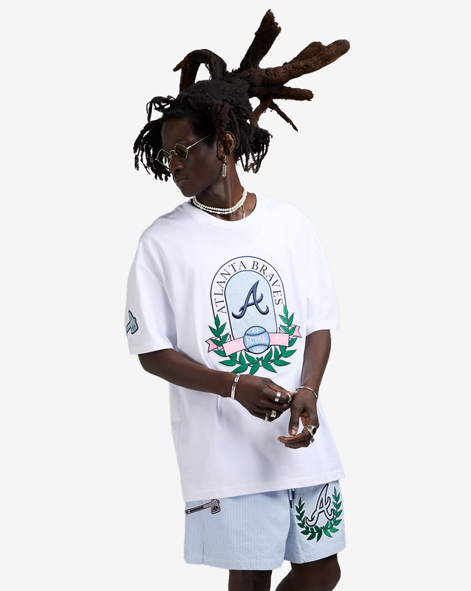 Atlanta Braves Tee White