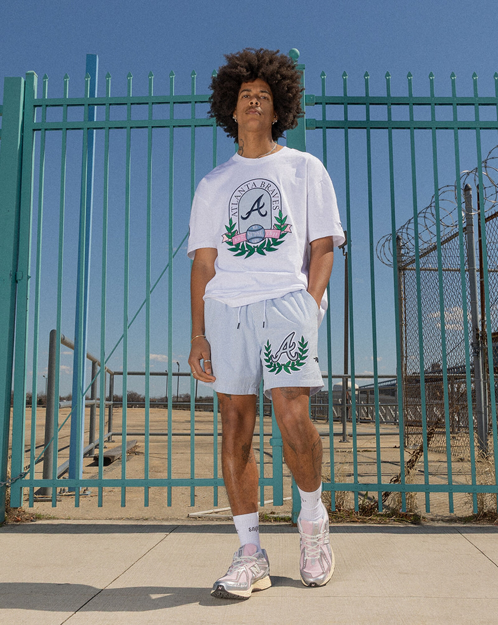 Atlanta Braves Tee White