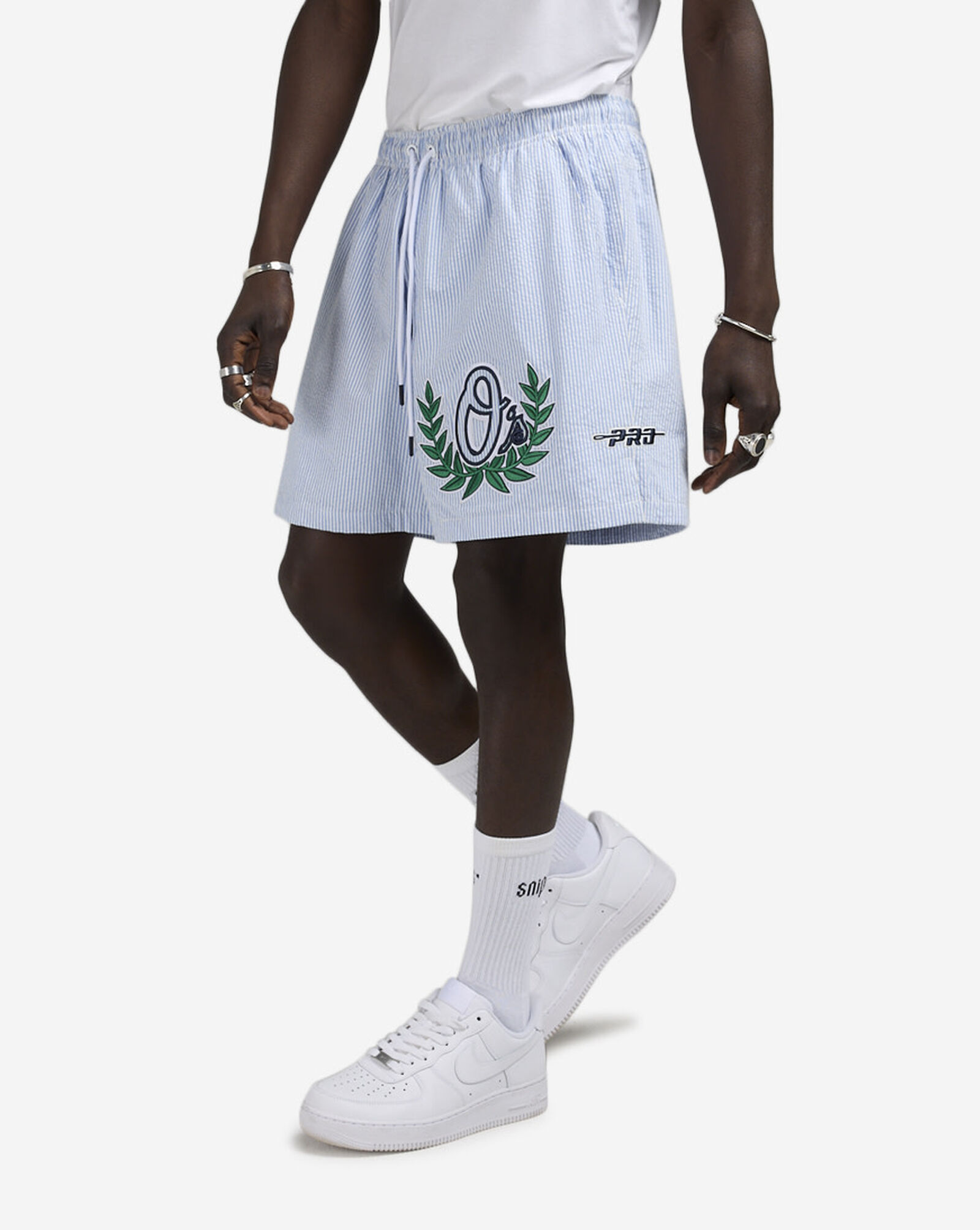 Baltimore Orioles Seersucker Shorts Seesucker Blue