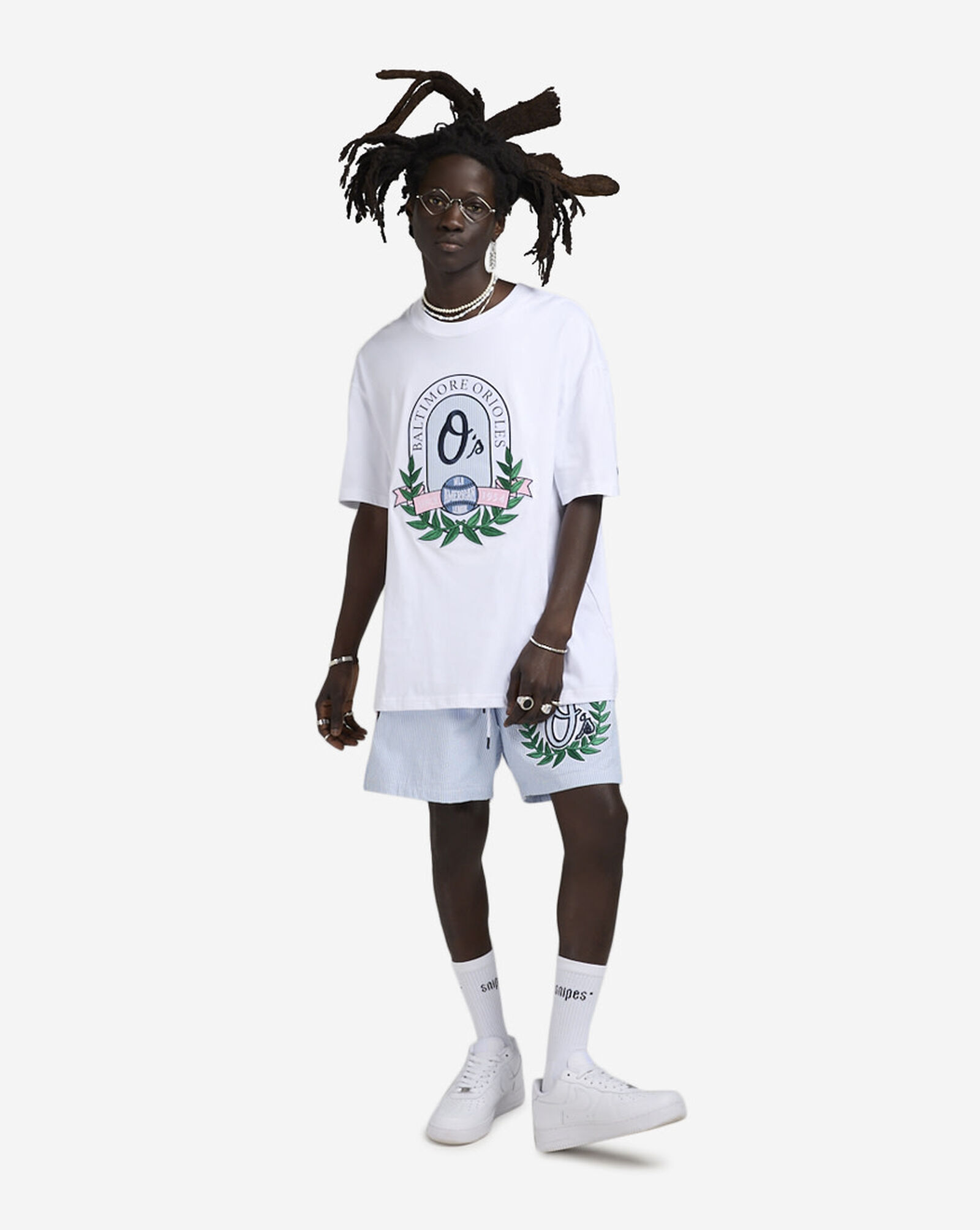 Baltimore Orioles Seersucker Shorts Seesucker Blue