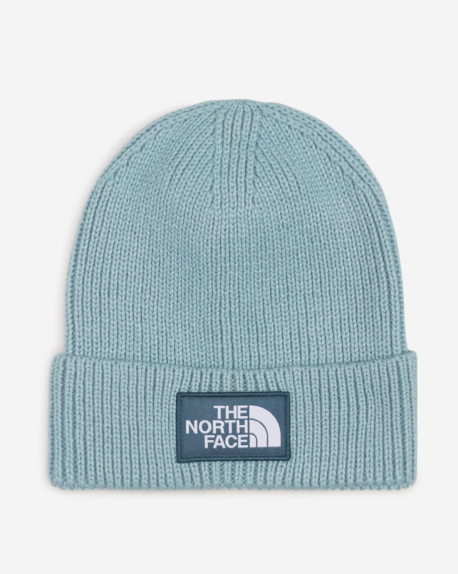 TNF Logo Box Cuffed Beanie Blue Eclipse | Space